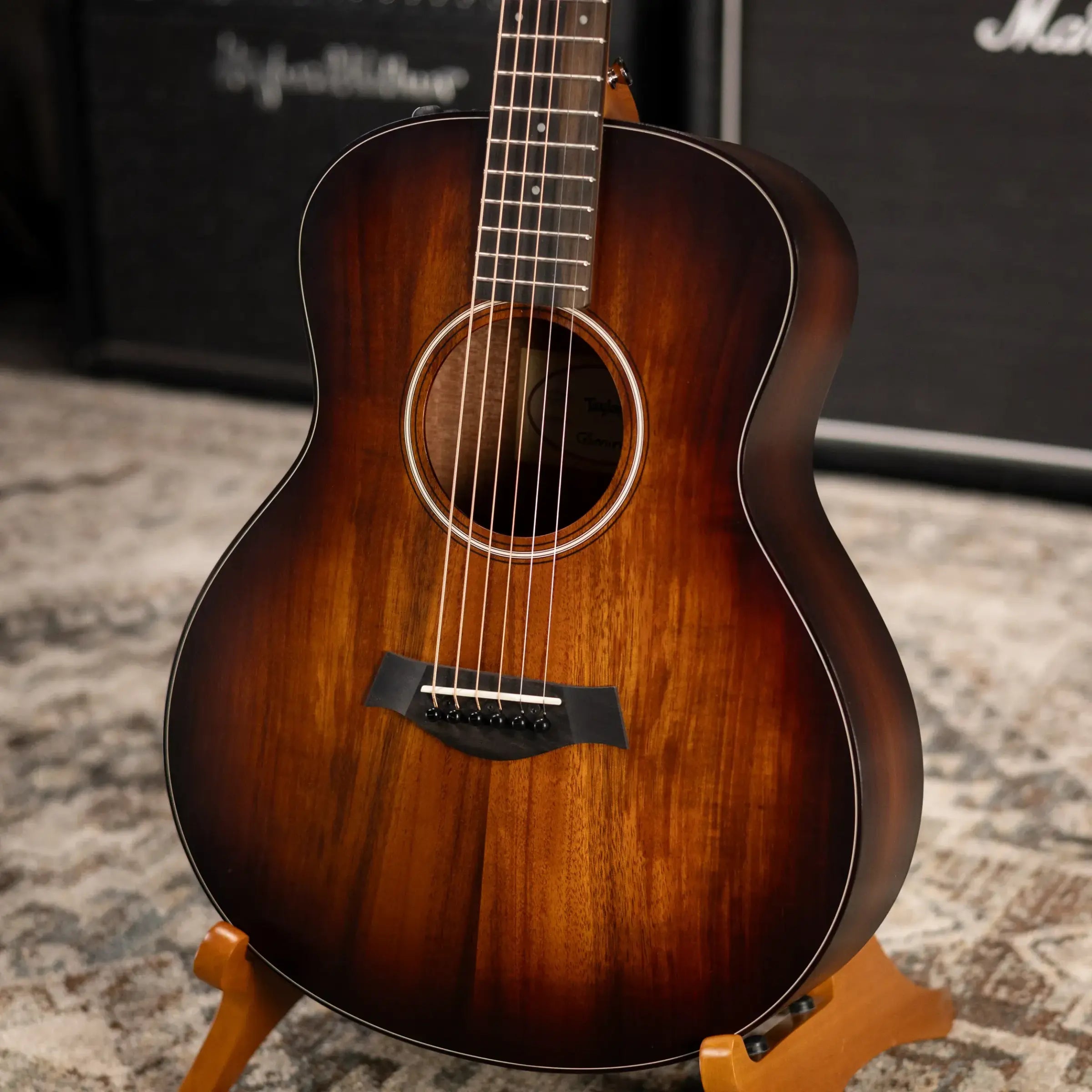 Taylor GS Mini-e Koa Plus Acoustic/Electric Guitar with Aerocase - Used