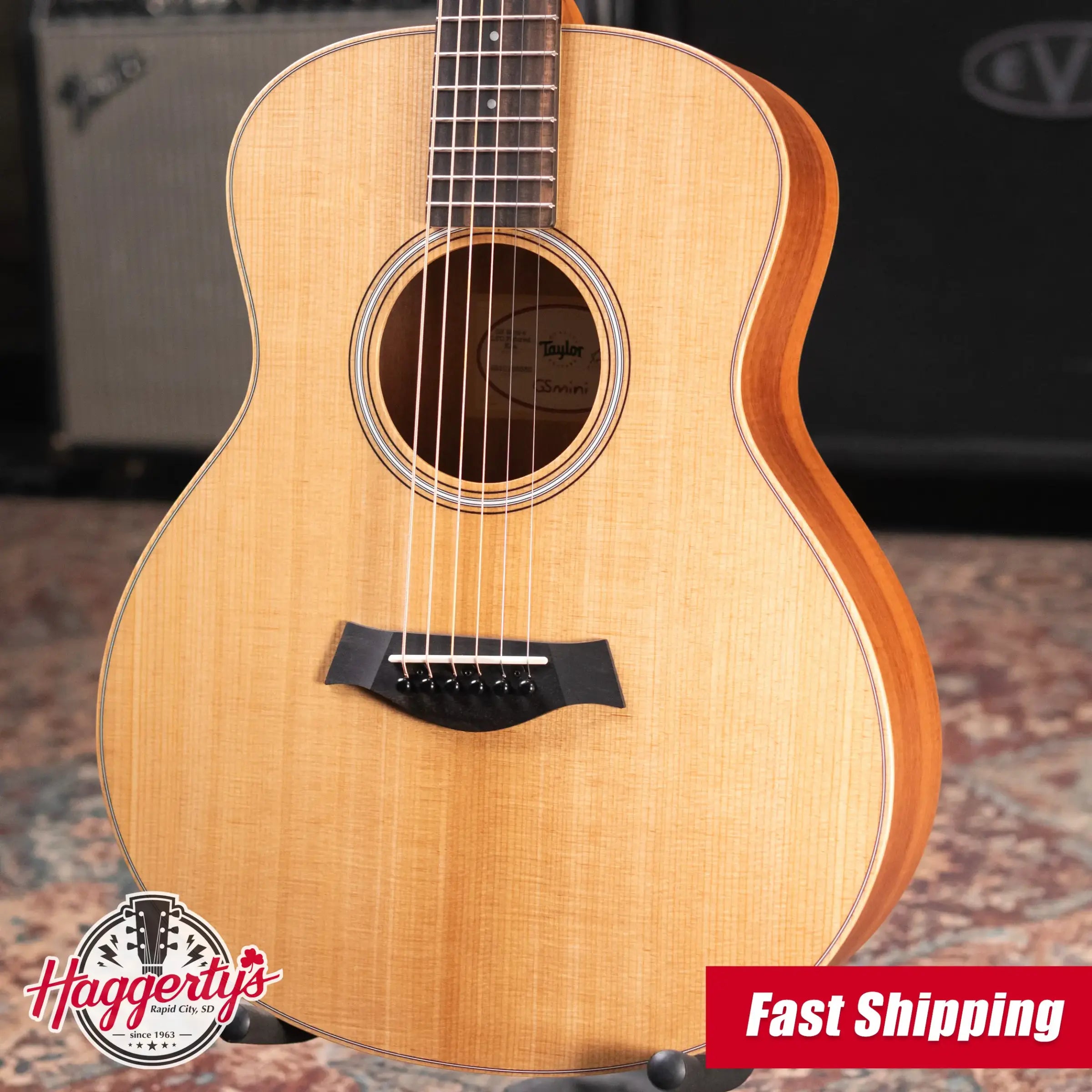Taylor GS Mini-e LTD Acoustic/Electric Guitar - Figured Koa with GS Mini Bag