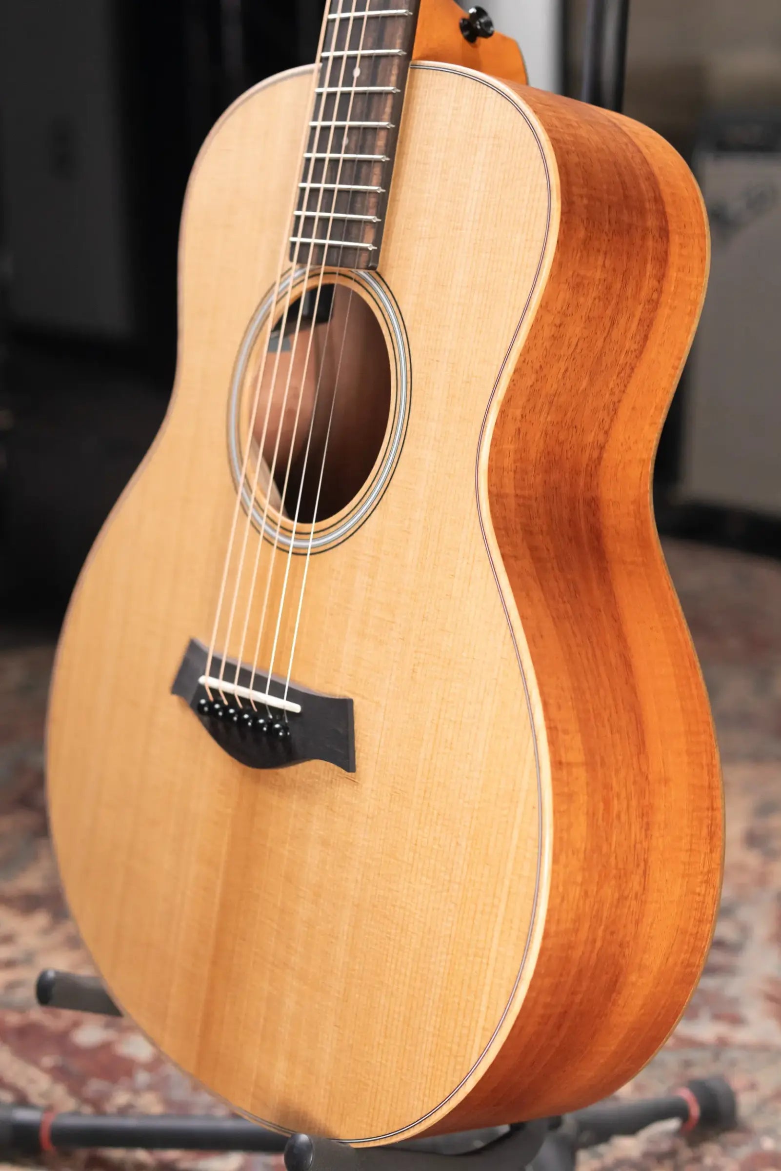 Taylor GS Mini-e LTD Acoustic/Electric Guitar - Figured Koa with GS Mini Bag