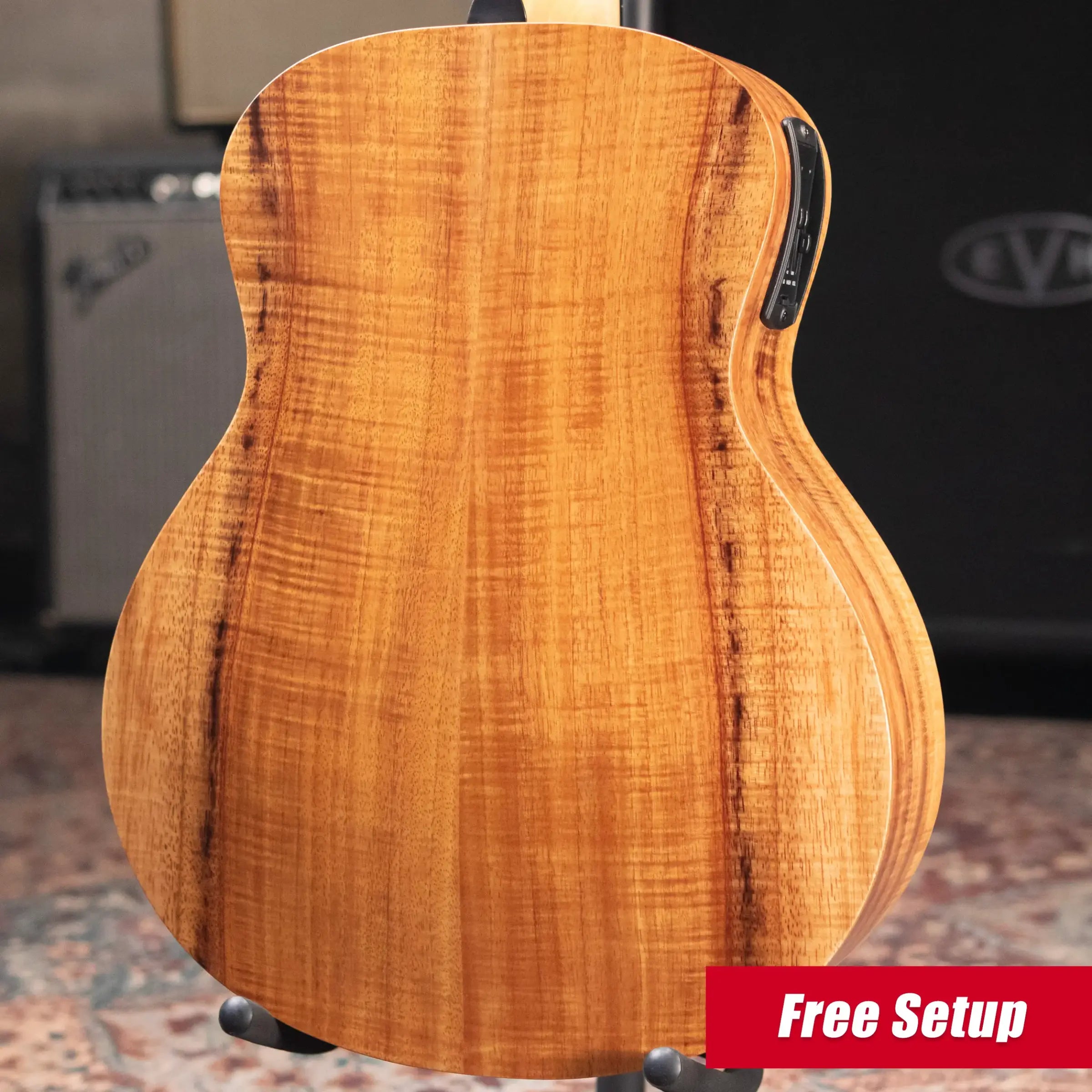 Taylor GS Mini-e LTD Acoustic/Electric Guitar - Figured Koa with GS Mini Bag