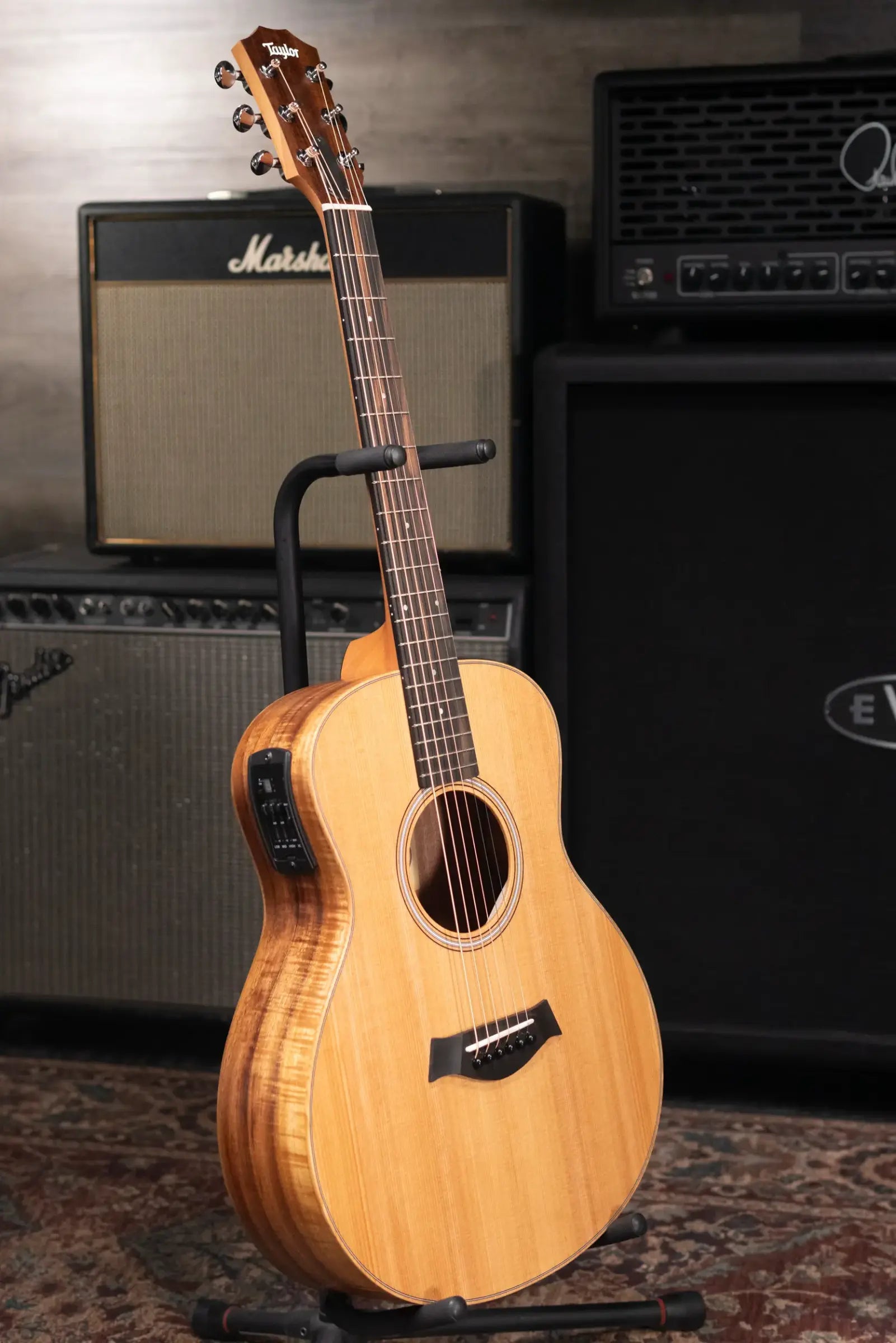 Taylor GS Mini-e LTD Acoustic/Electric Guitar - Figured Koa with GS Mini Bag