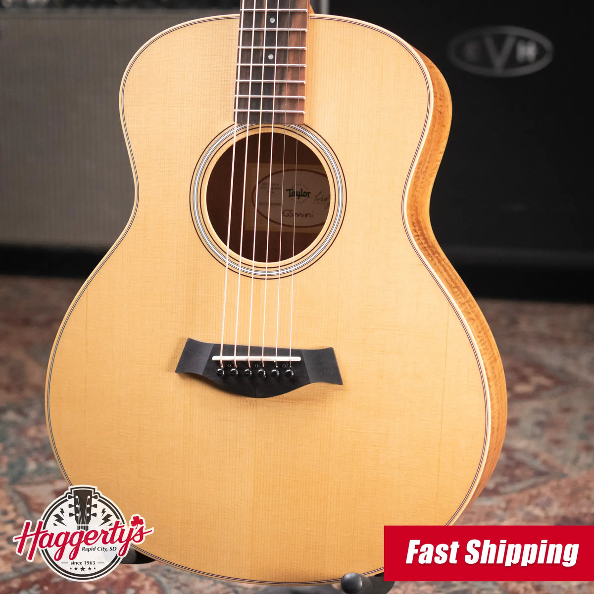 Taylor GS Mini-e LTD Acoustic/Electric Guitar - Figured Koa with Gig Bag