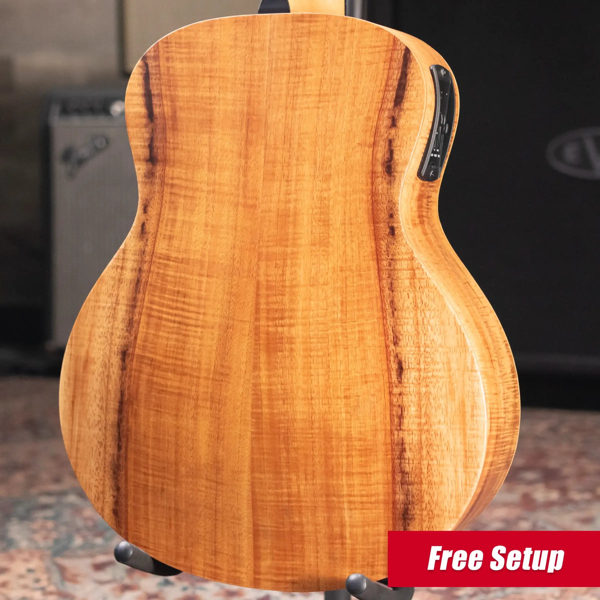 Taylor GS Mini-e LTD Acoustic/Electric Guitar - Figured Koa with GS Mini Bag