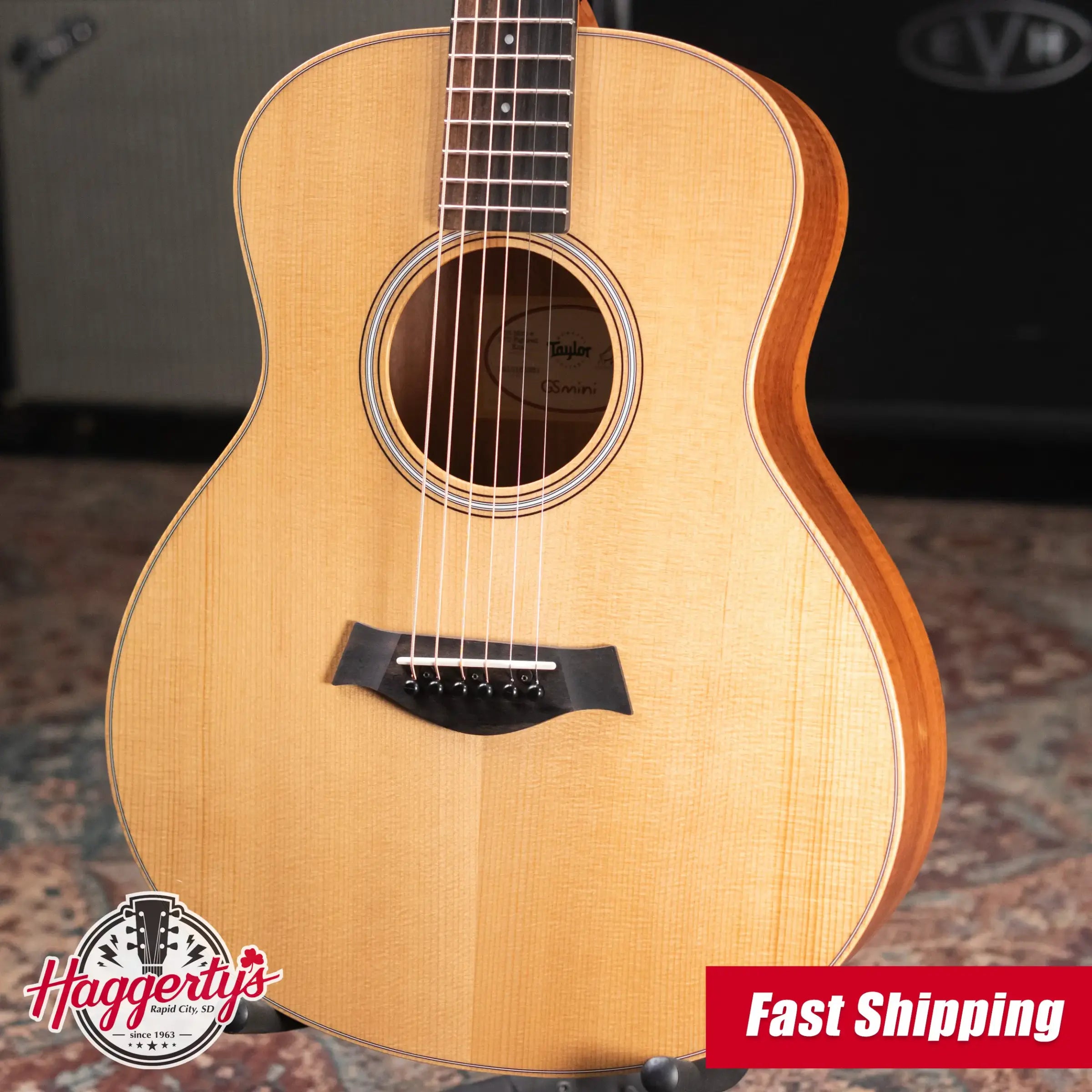 Taylor GS Mini-e LTD Acoustic/Electric Guitar - Figured Koa with Gig Bag
