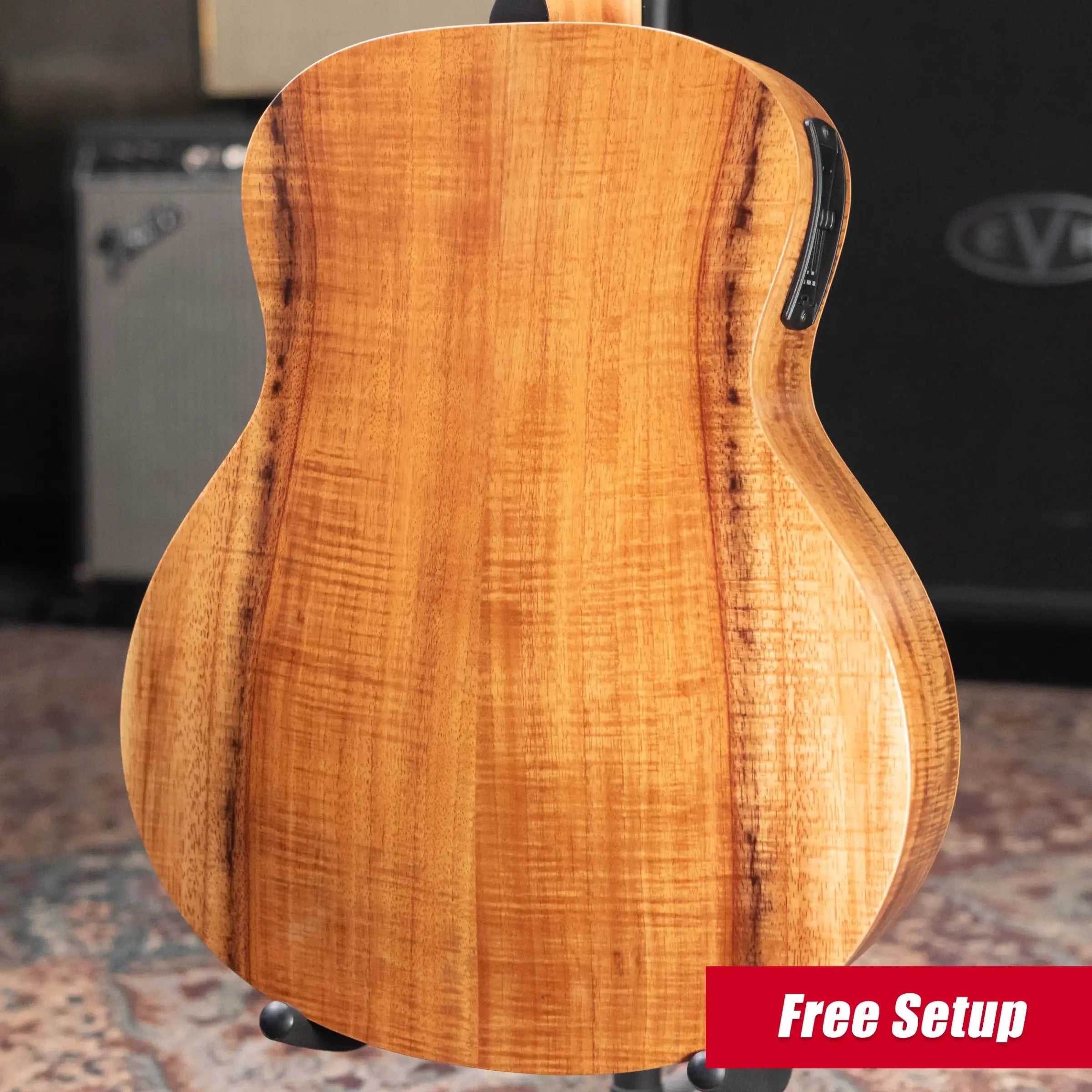 Taylor GS Mini-e LTD Acoustic/Electric Guitar - Figured Koa with Gig Bag