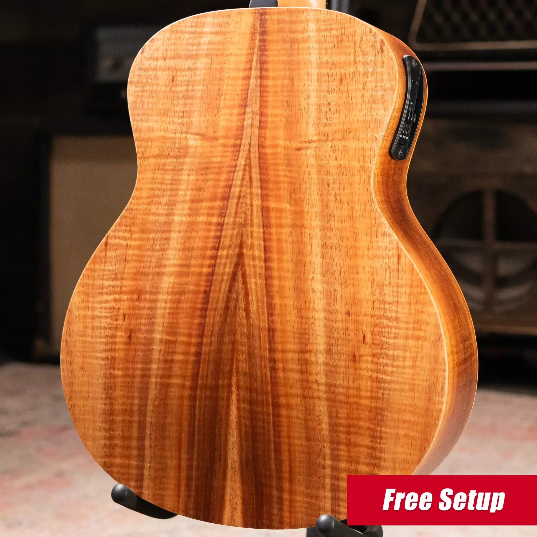 Taylor GS Mini-e LTD Acoustic/Electric Guitar - Figured Koa with Gig Bag