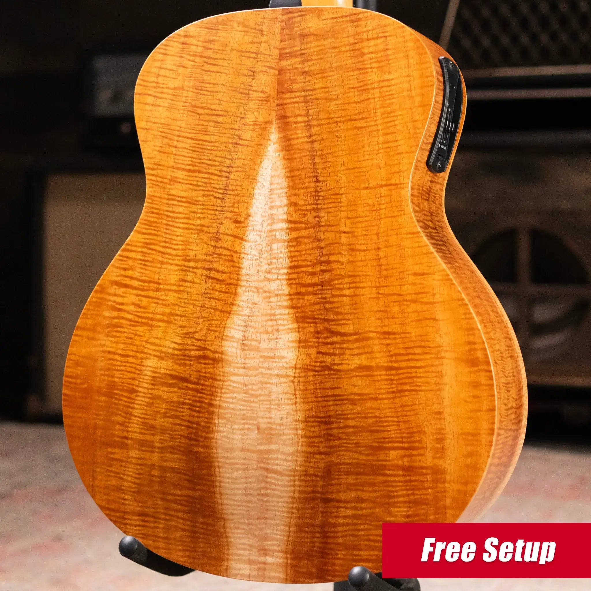 Taylor GS Mini-e LTD Acoustic/Electric Guitar - Figured Koa with Gig Bag