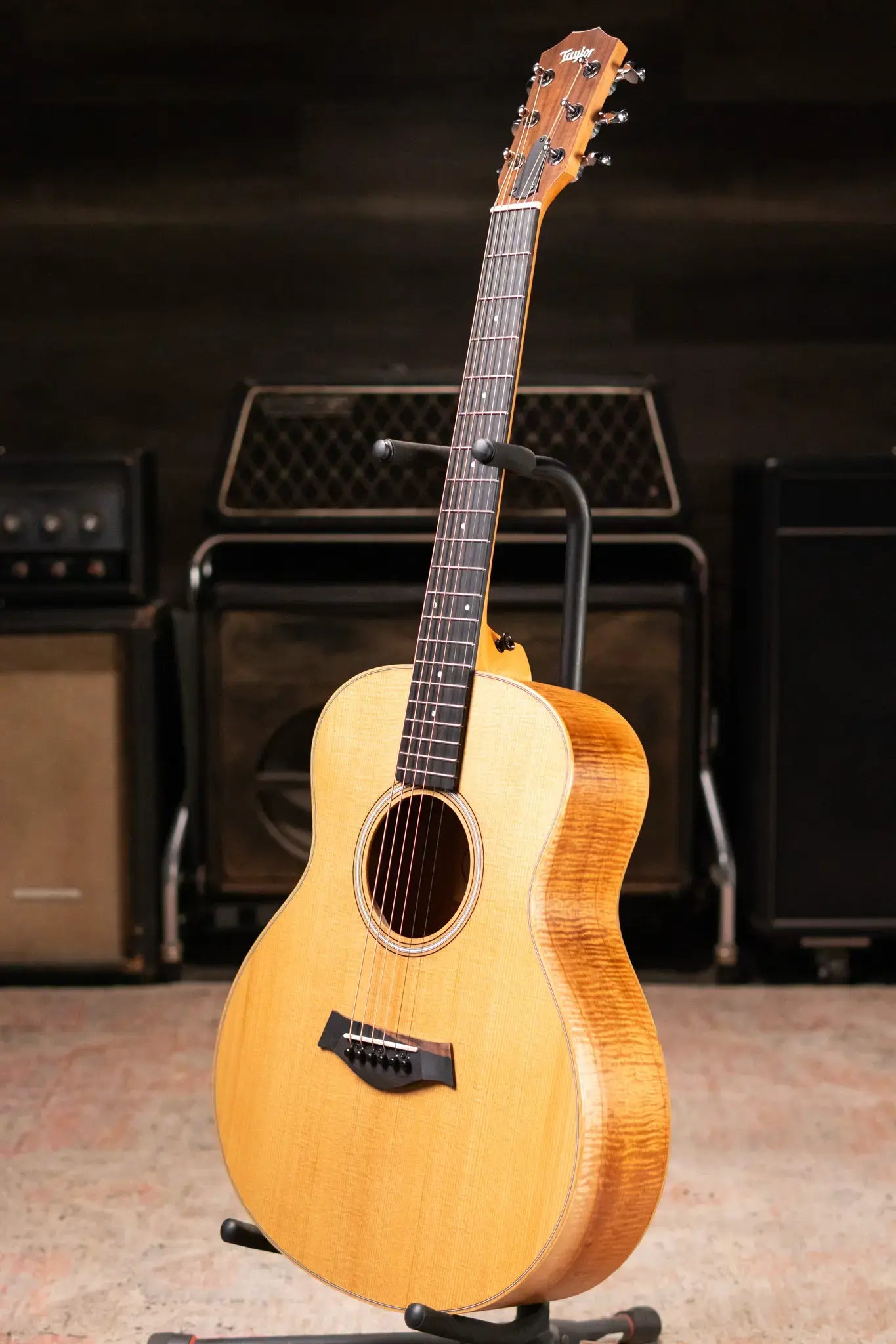 Taylor GS Mini-e LTD Acoustic/Electric Guitar - Figured Koa with Gig Bag