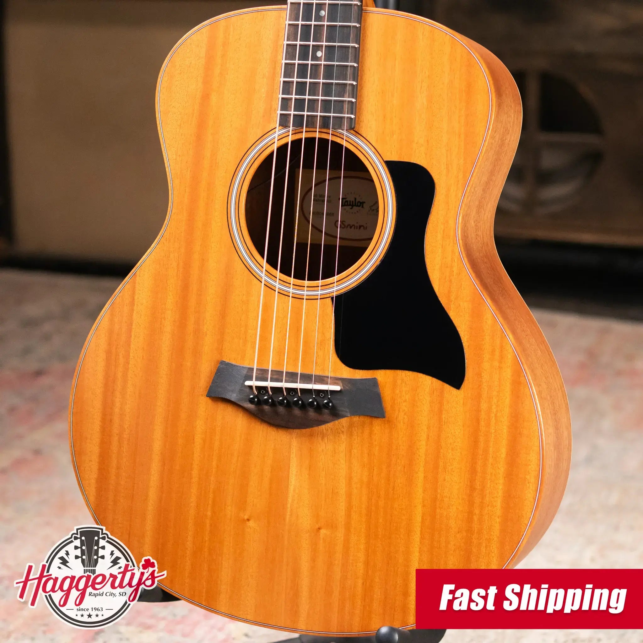 Taylor GS Mini-e Mahogany Acoustic-Electric Guitar with Structured Gig Bag