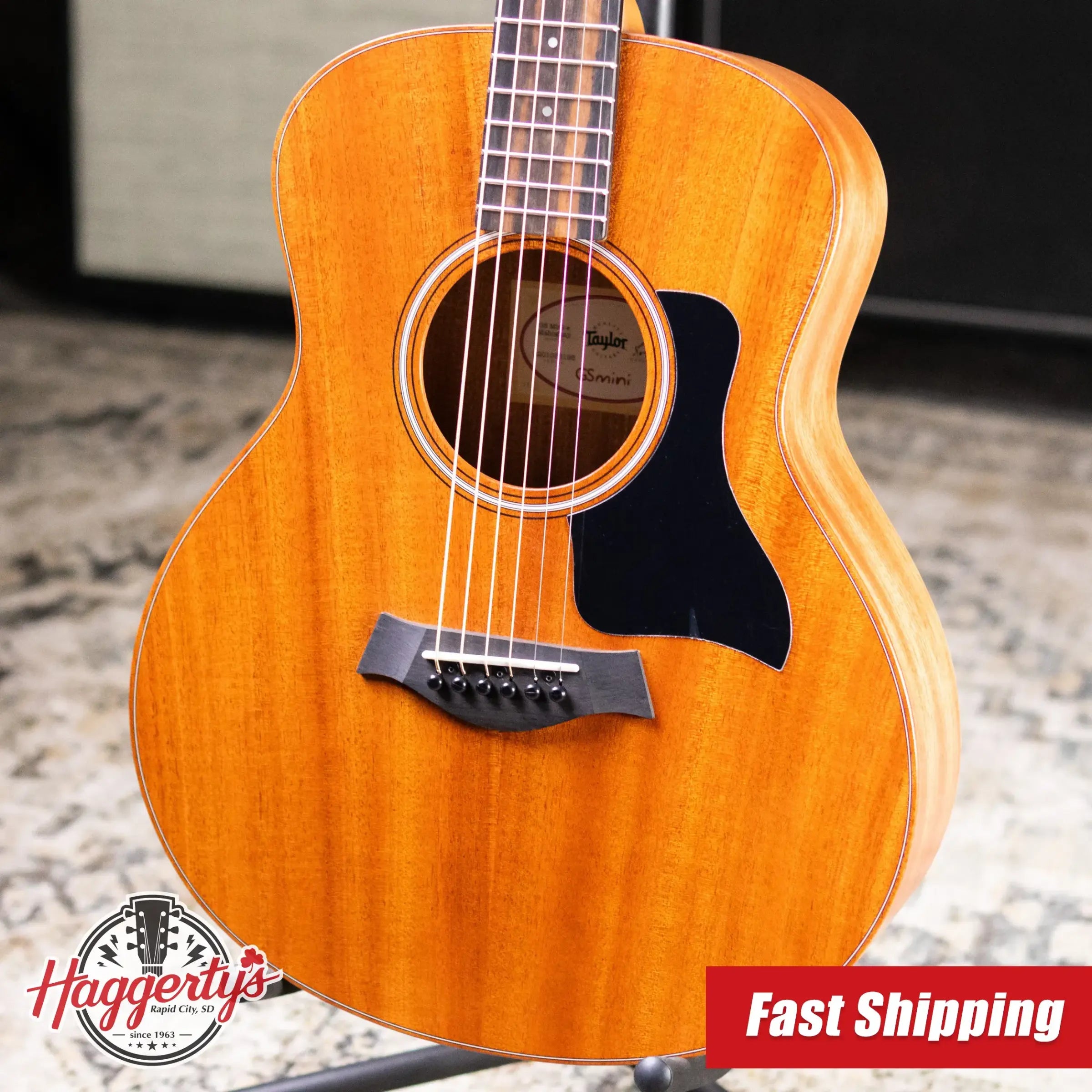 Taylor GS Mini-e Mahogany Acoustic-Electric Guitar with Structured Gig Bag