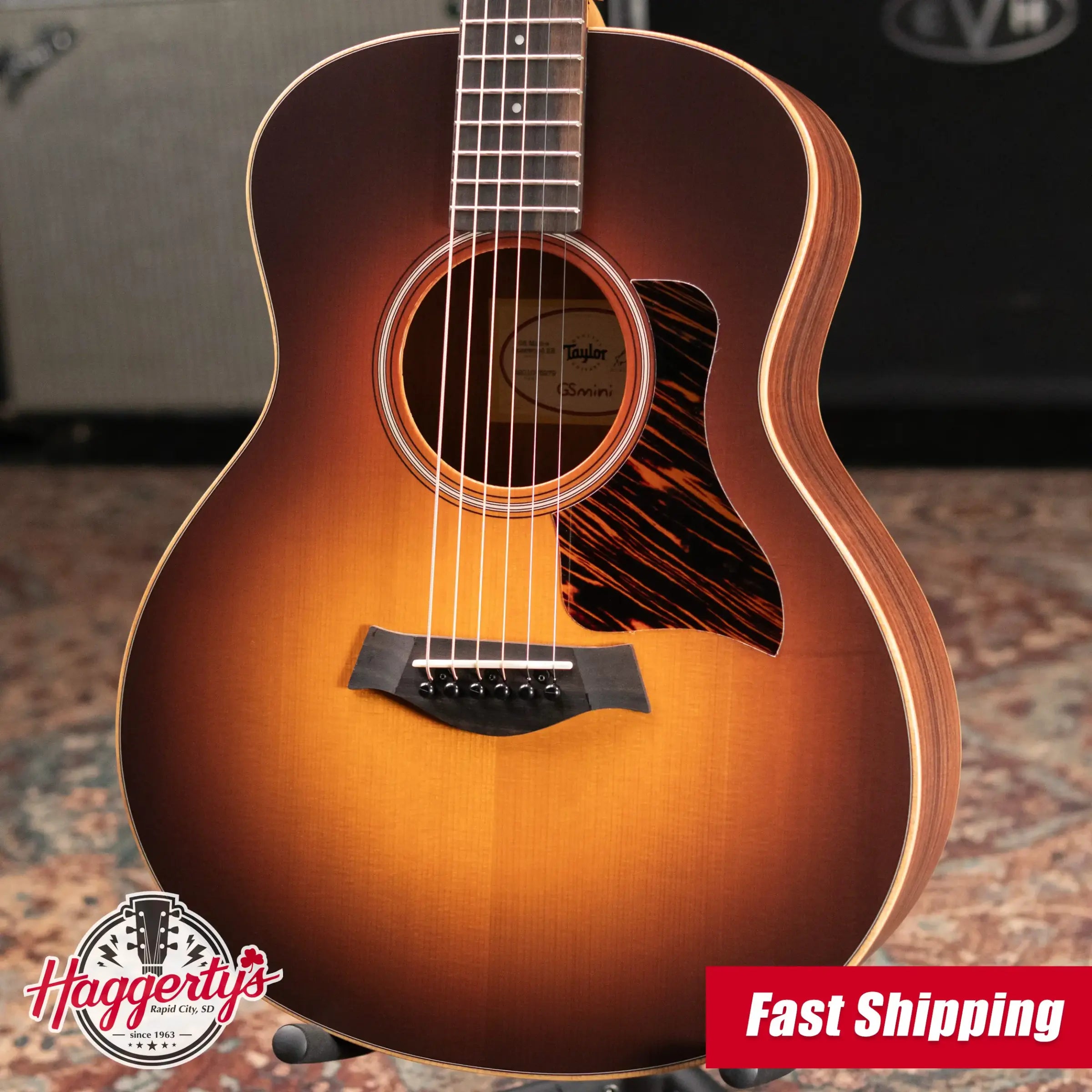 Taylor GS Mini-e Rosewood SB Acoustic/Electric Guitar - Sunburst with GS Mini Bag
