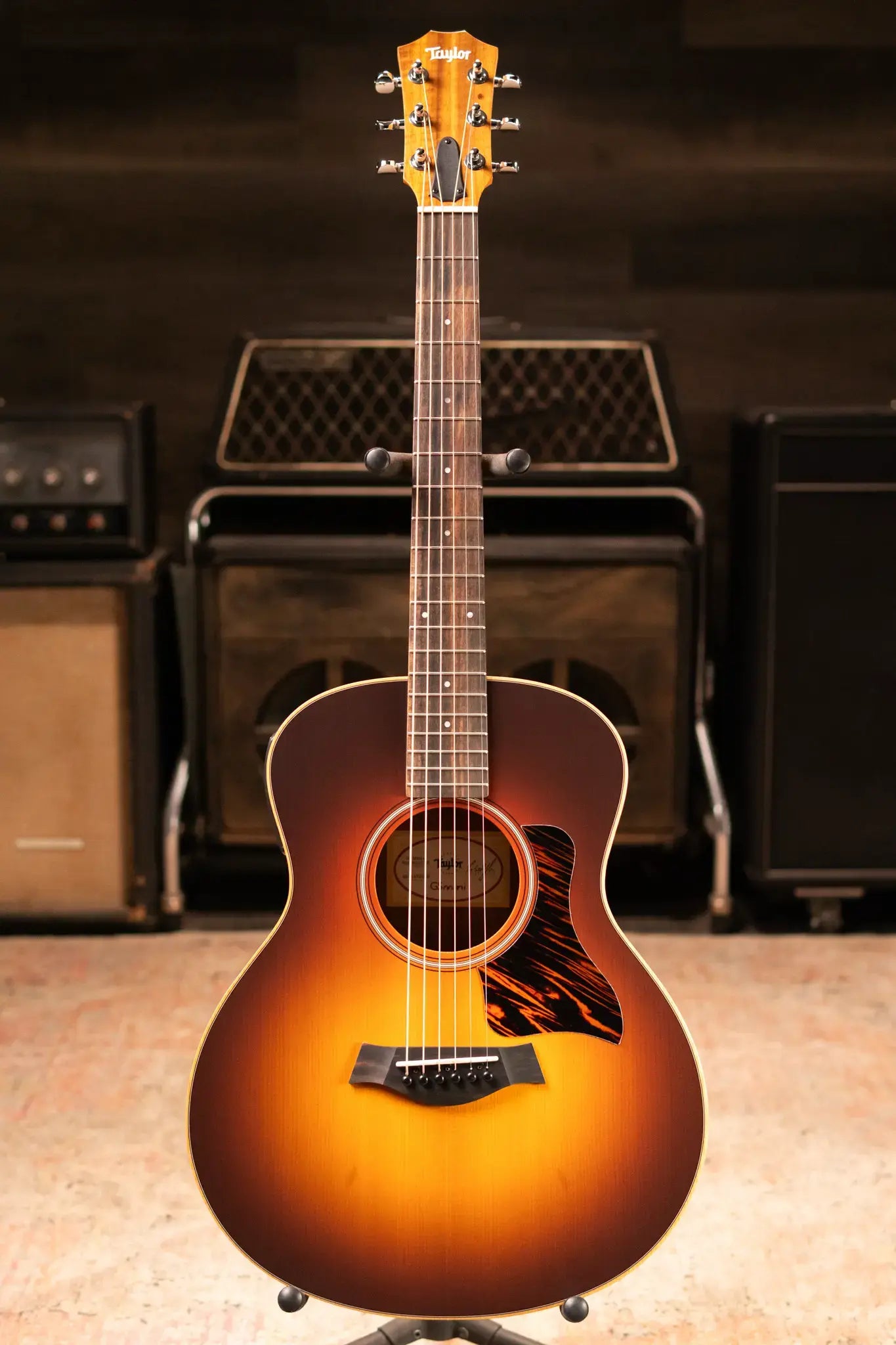 Taylor GS Mini-e Rosewood SB Acoustic/Electric Guitar - Sunburst with GS Mini Gig Bag