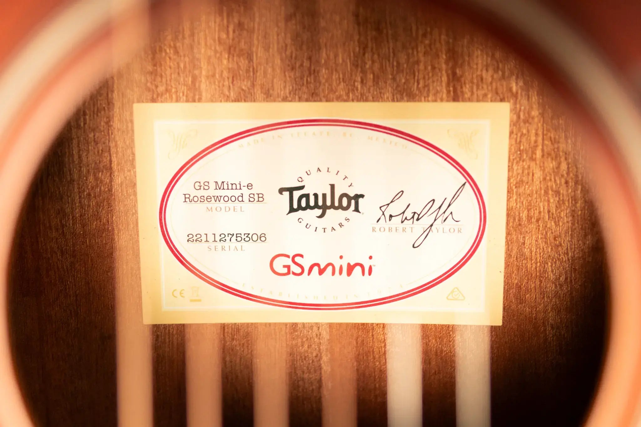 Taylor GS Mini-e Rosewood SB Acoustic/Electric Guitar - Sunburst with GS Mini Gig Bag