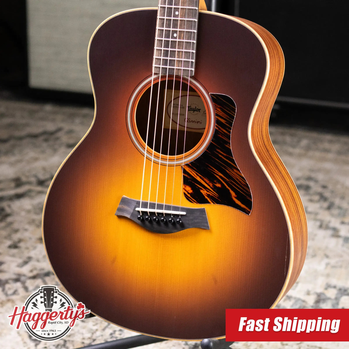 Taylor GS Mini-e Rosewood SB Acoustic/Electric Guitar - Sunburst with GS Mini Gig Bag - Used