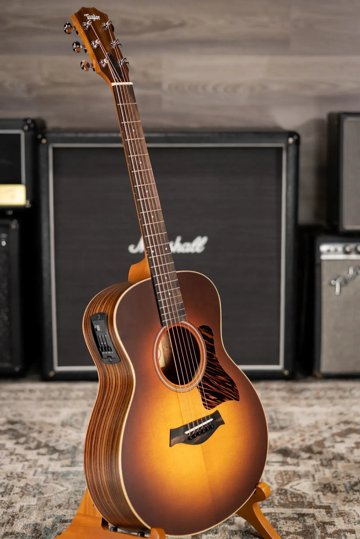 Taylor GS Mini-e Rosewood SB Acoustic/Electric Guitar - Sunburst with GS Mini Hard Bag - Factory Used