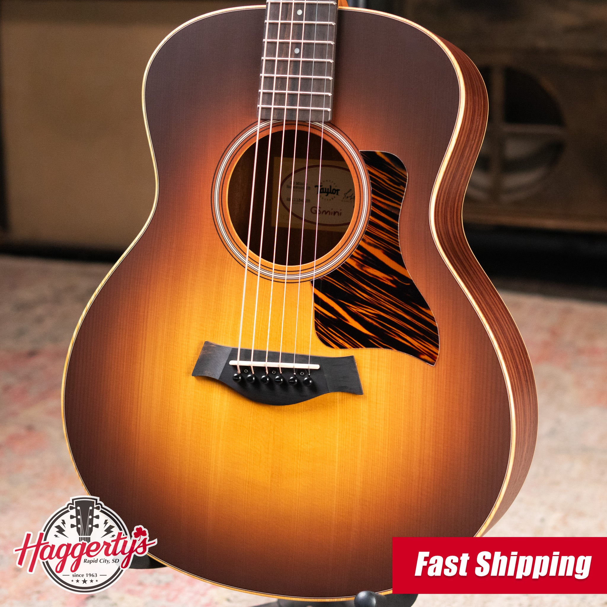 Taylor GS Mini-e Rosewood SB Acoustic/Electric Guitar with GS Mini Bag