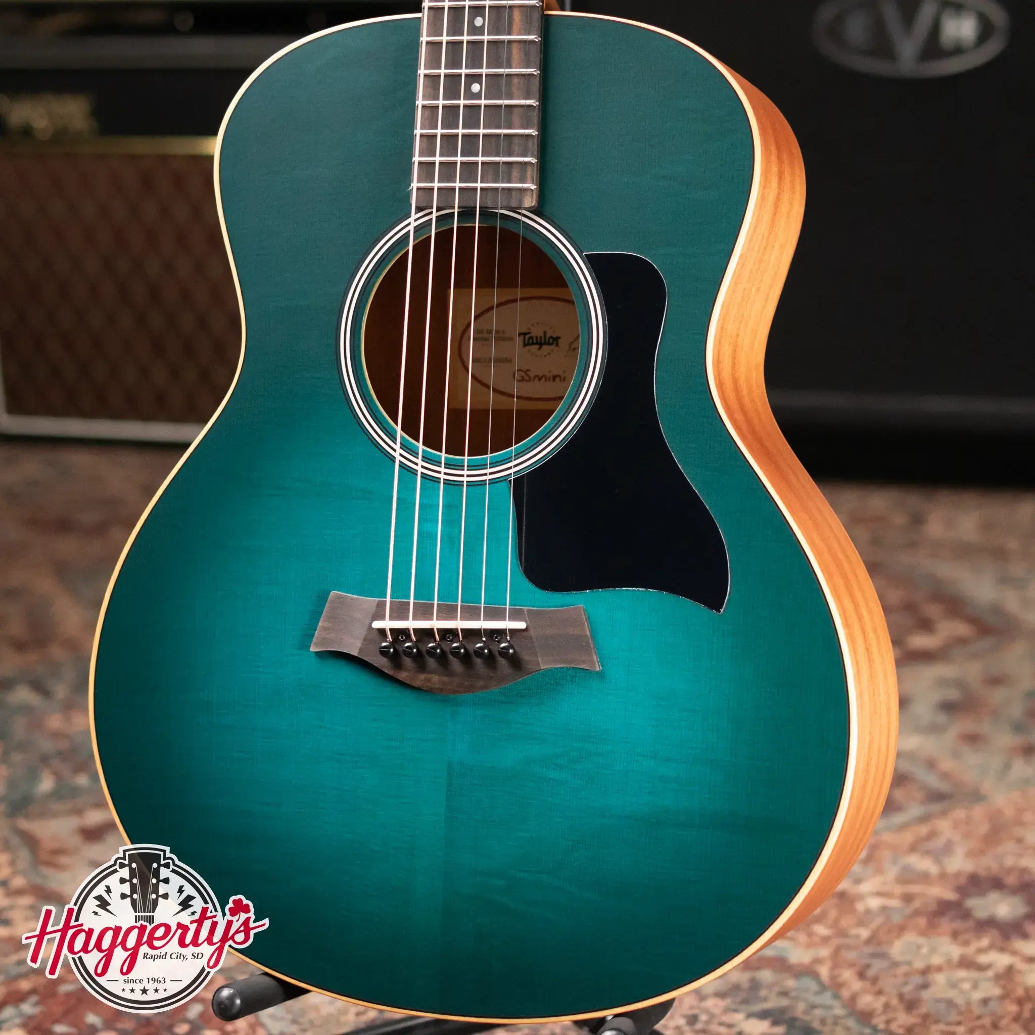 Taylor GS Mini-e Special Edition Acoustic/Electric Guitar - Blue Burst with GS Mini Bag