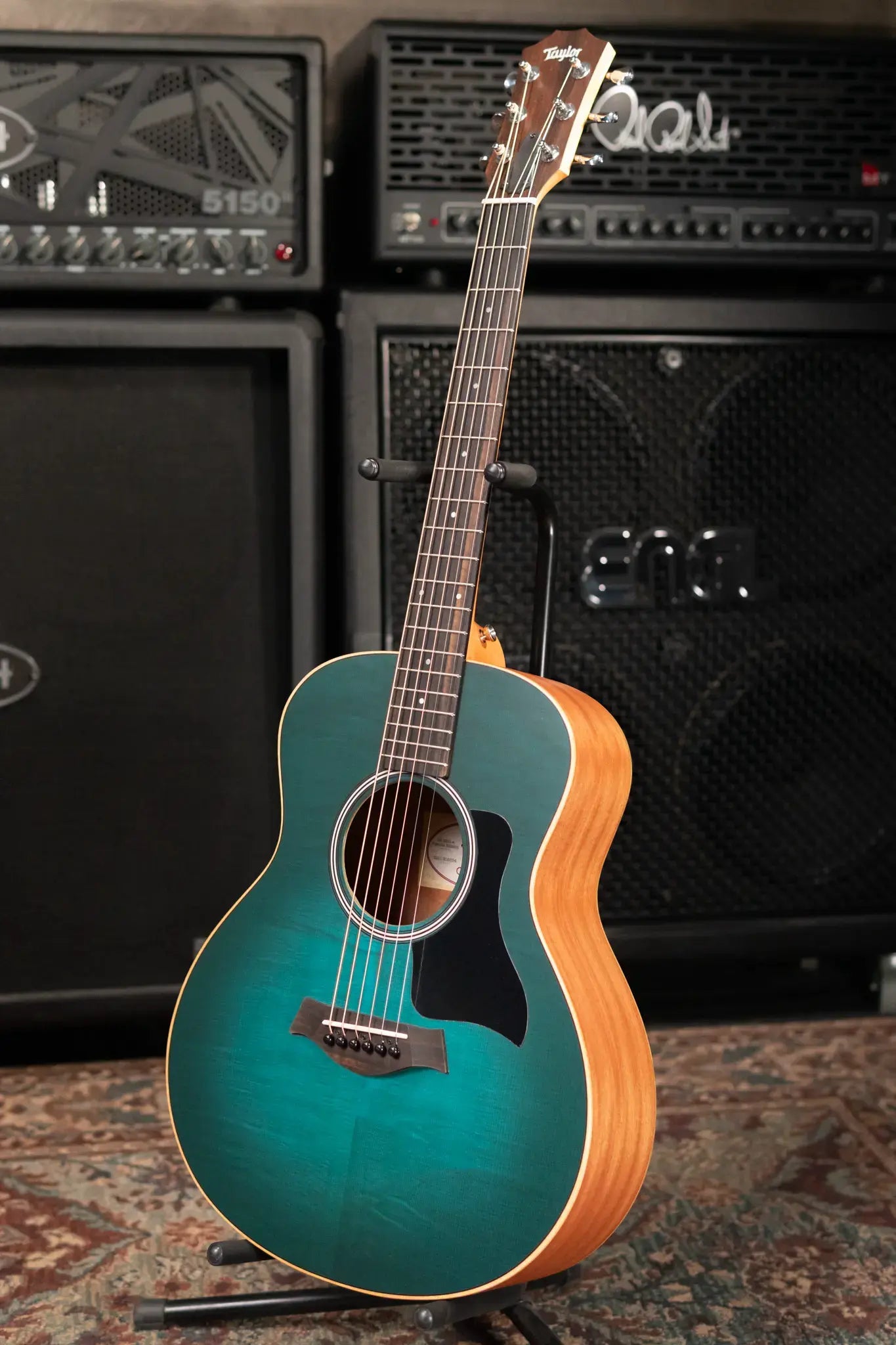 Taylor GS Mini-e Special Edition Acoustic/Electric Guitar - Blue Burst with GS Mini Bag
