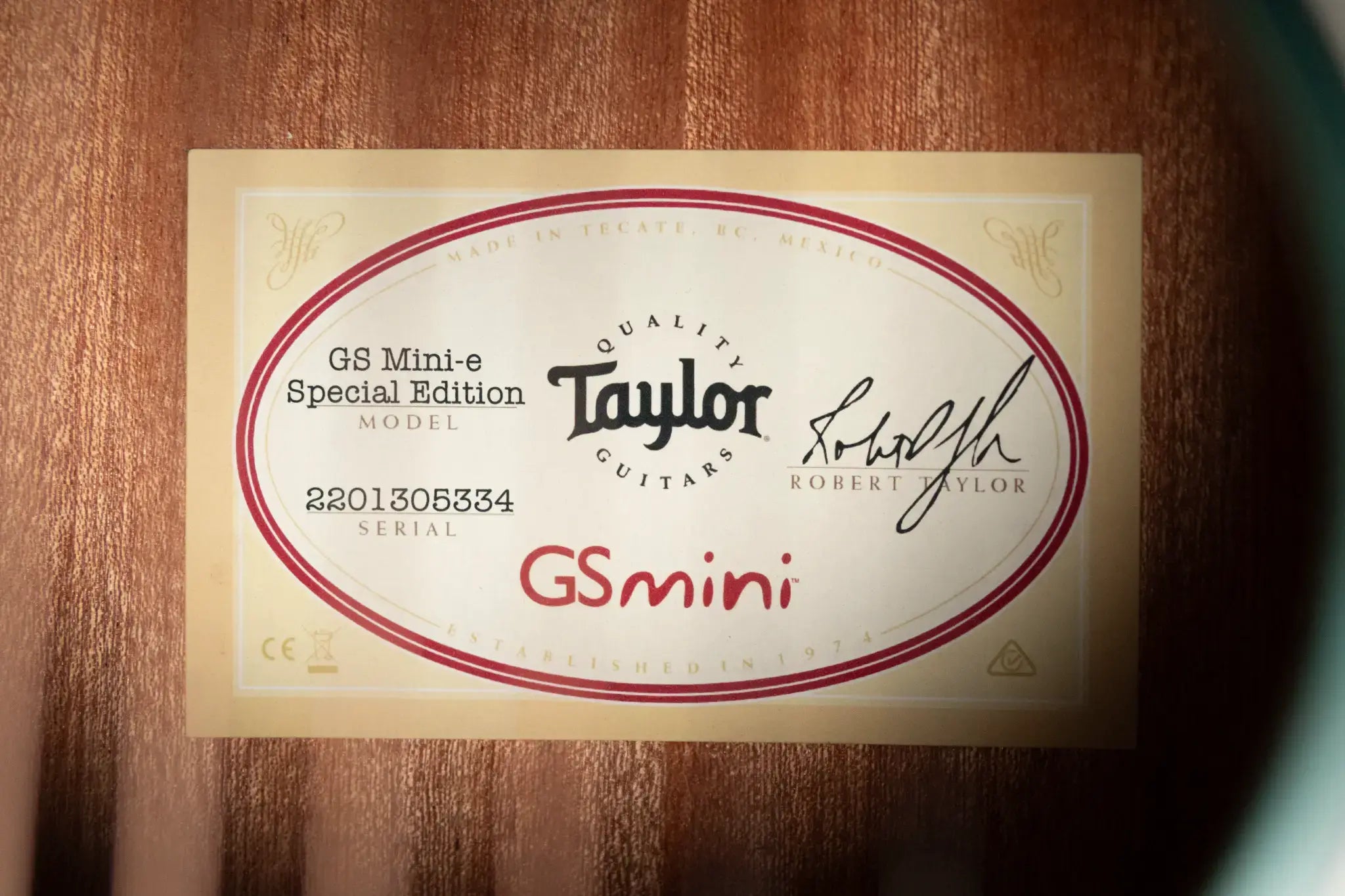 Taylor GS Mini-e Special Edition Acoustic/Electric Guitar - Blue Burst with GS Mini Bag