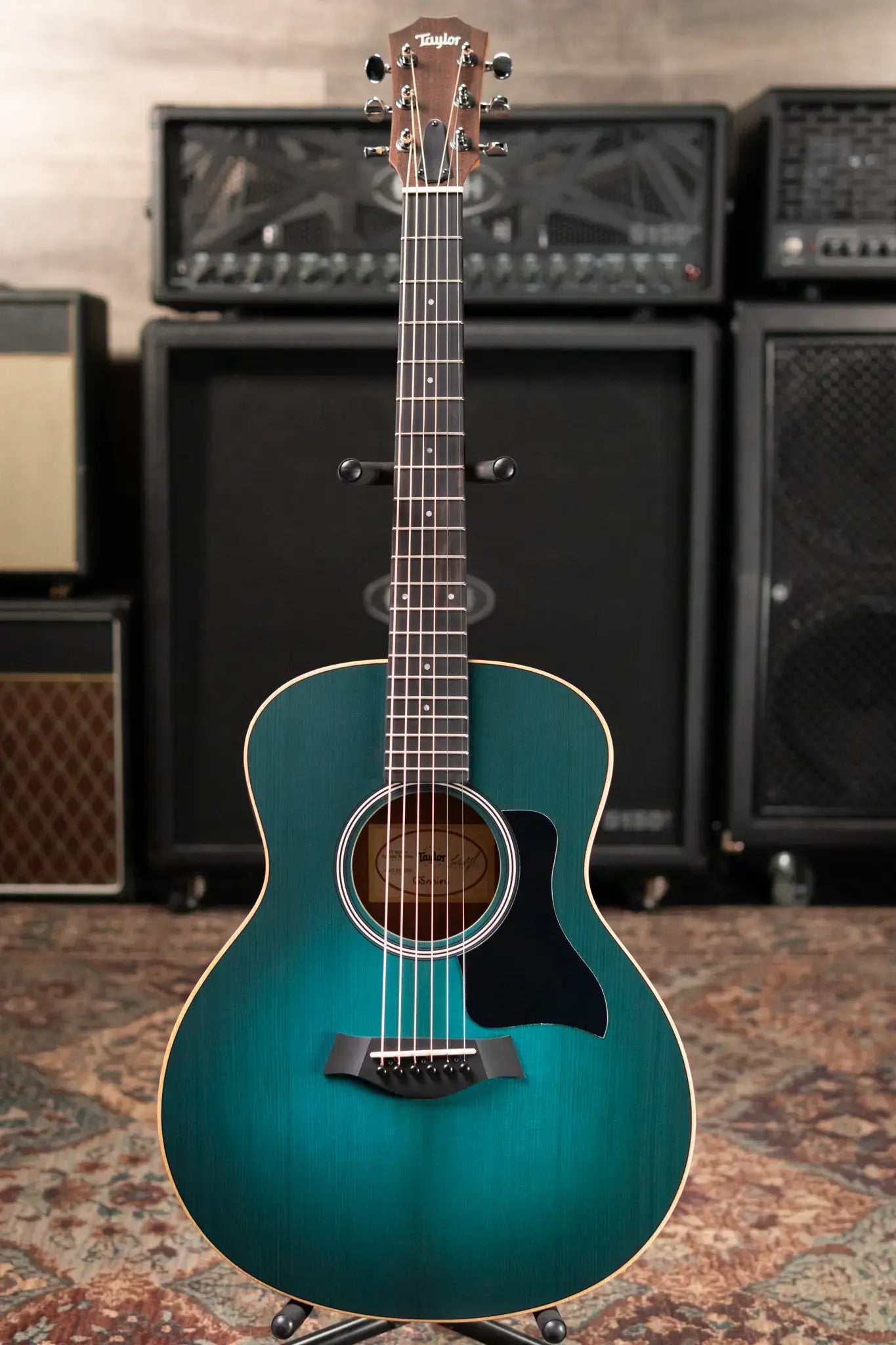 Taylor GS Mini-e Special Edition Acoustic/Electric Guitar - Blue Burst with GS Mini Bag