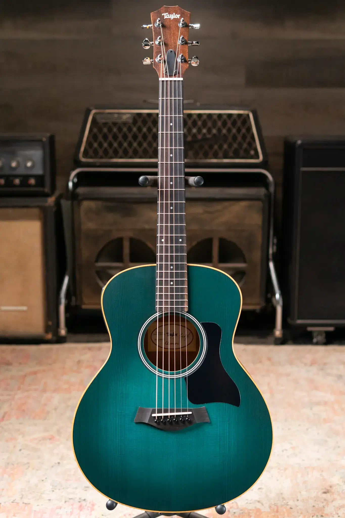 Taylor GS Mini-e Special Edition Acoustic/Electric Guitar - Blue Burst with GS Mini Bag