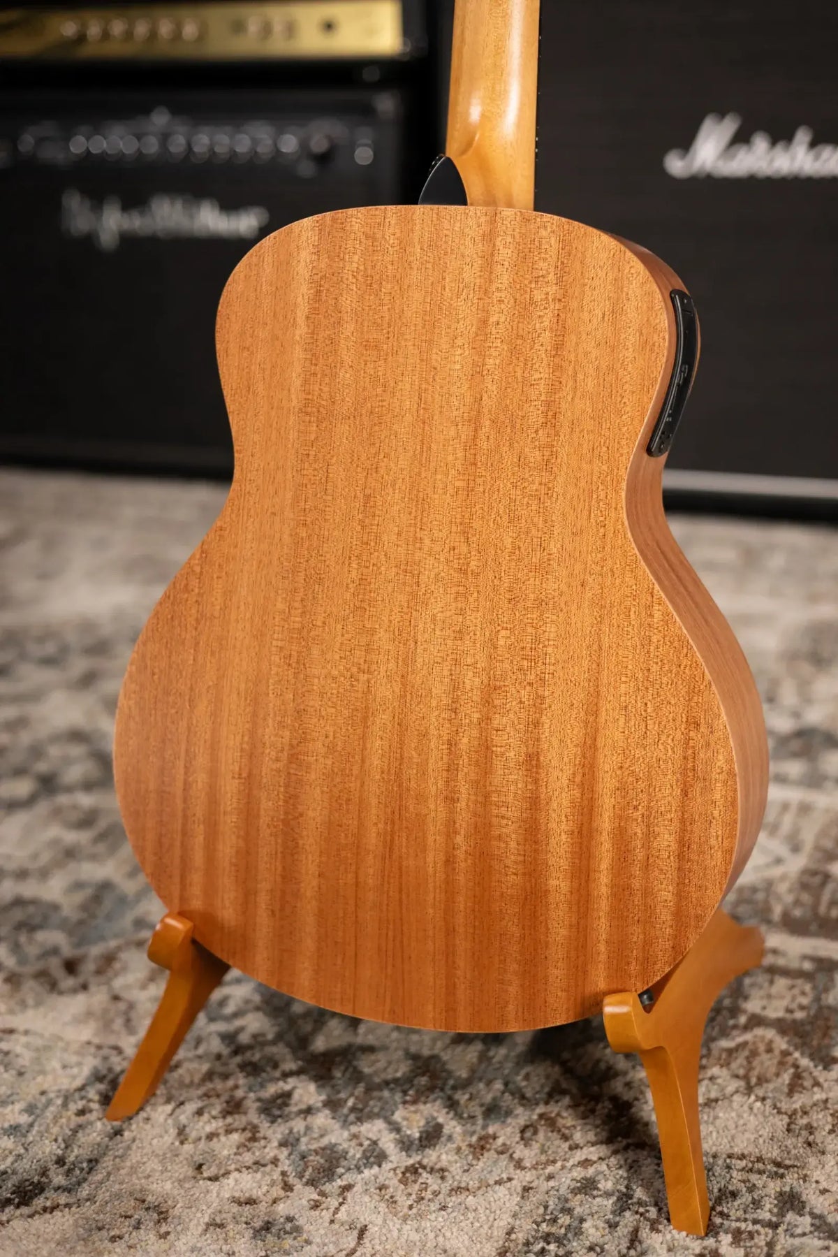Taylor GS Mini-e Special Edition Acoustic/Electric Guitar - Floral Green with GS Mini Hard Bag