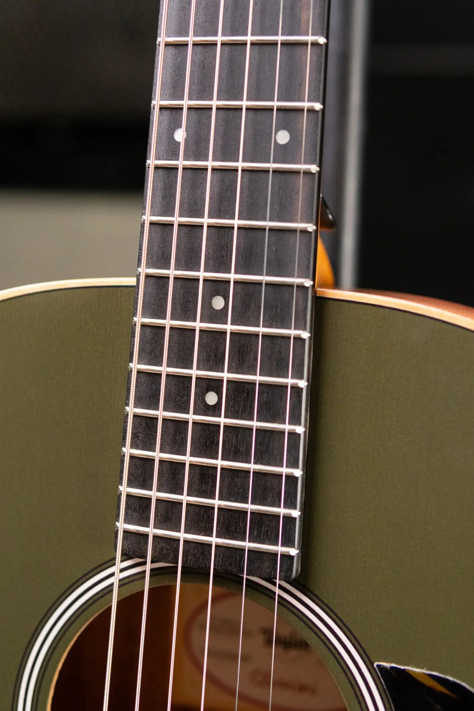 Taylor GS Mini-e Special Edition Acoustic/Electric Guitar - Olive with GS Mini Bag