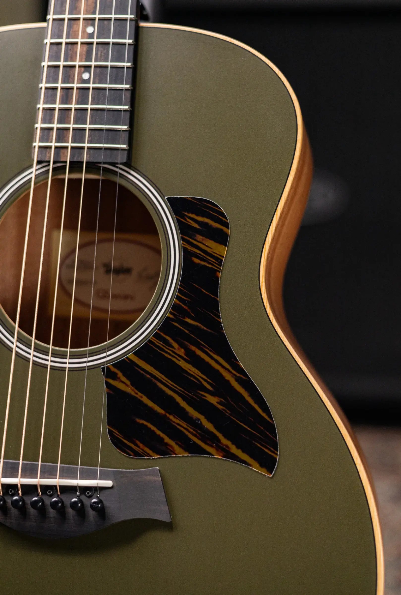 Taylor GS Mini-e Special Edition Acoustic/Electric Guitar - Olive with Gig Bag