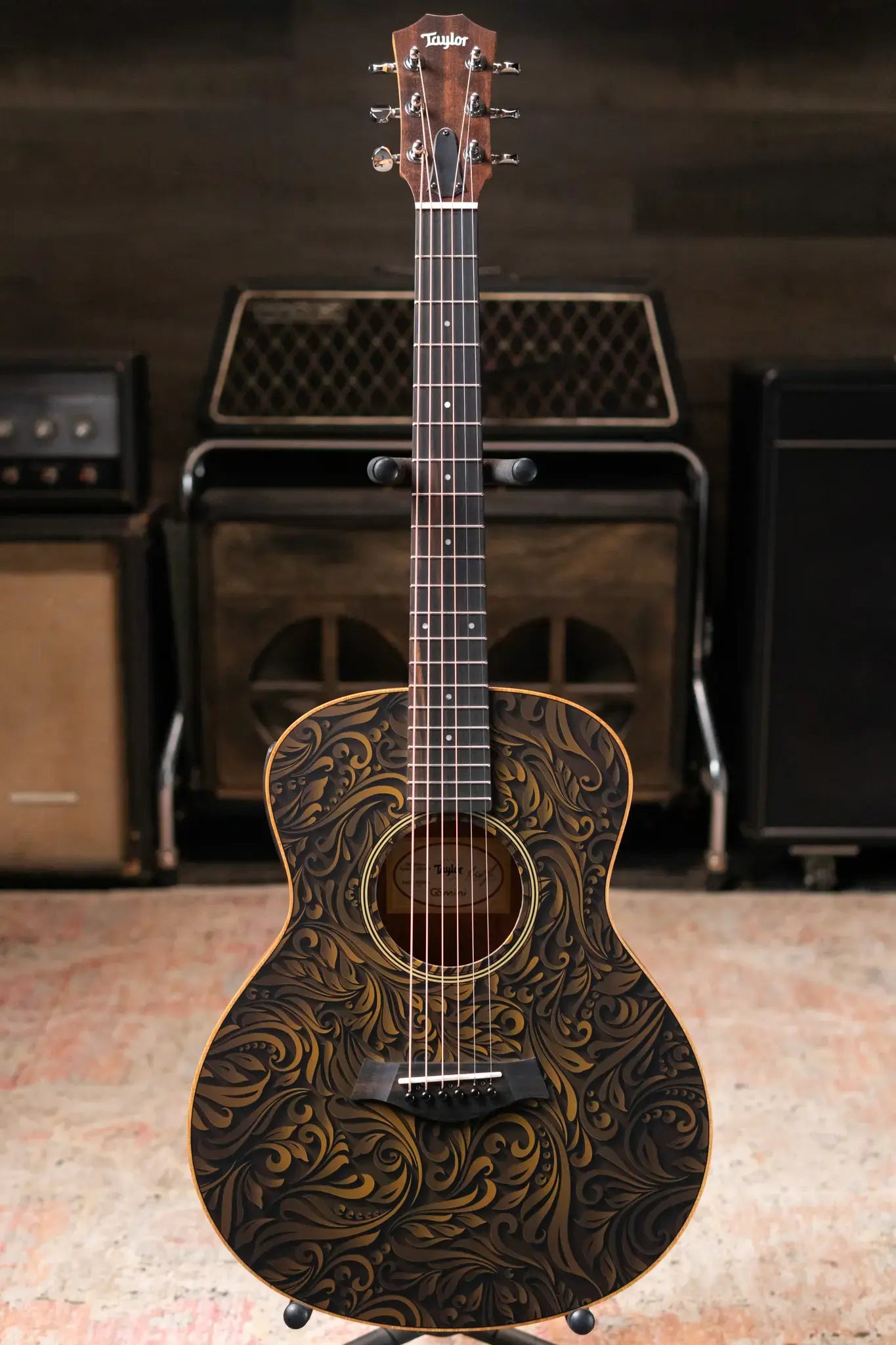 Taylor GS Mini-e Special Edition Acoustic/Electric Guitar - Paisley Burst with GS Mini Bag