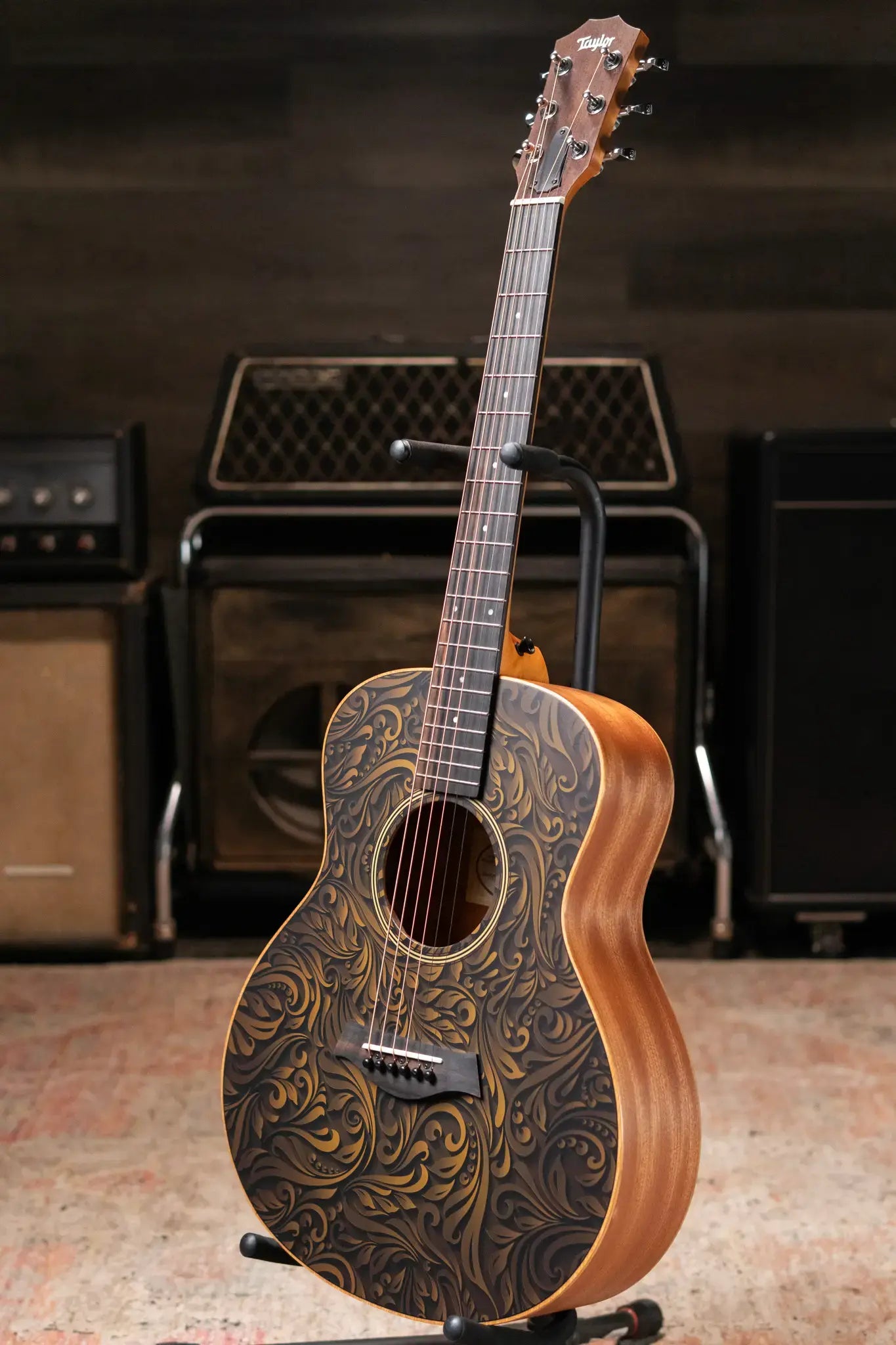 Taylor GS Mini-e Special Edition Acoustic/Electric Guitar - Paisley Burst with GS Mini Bag