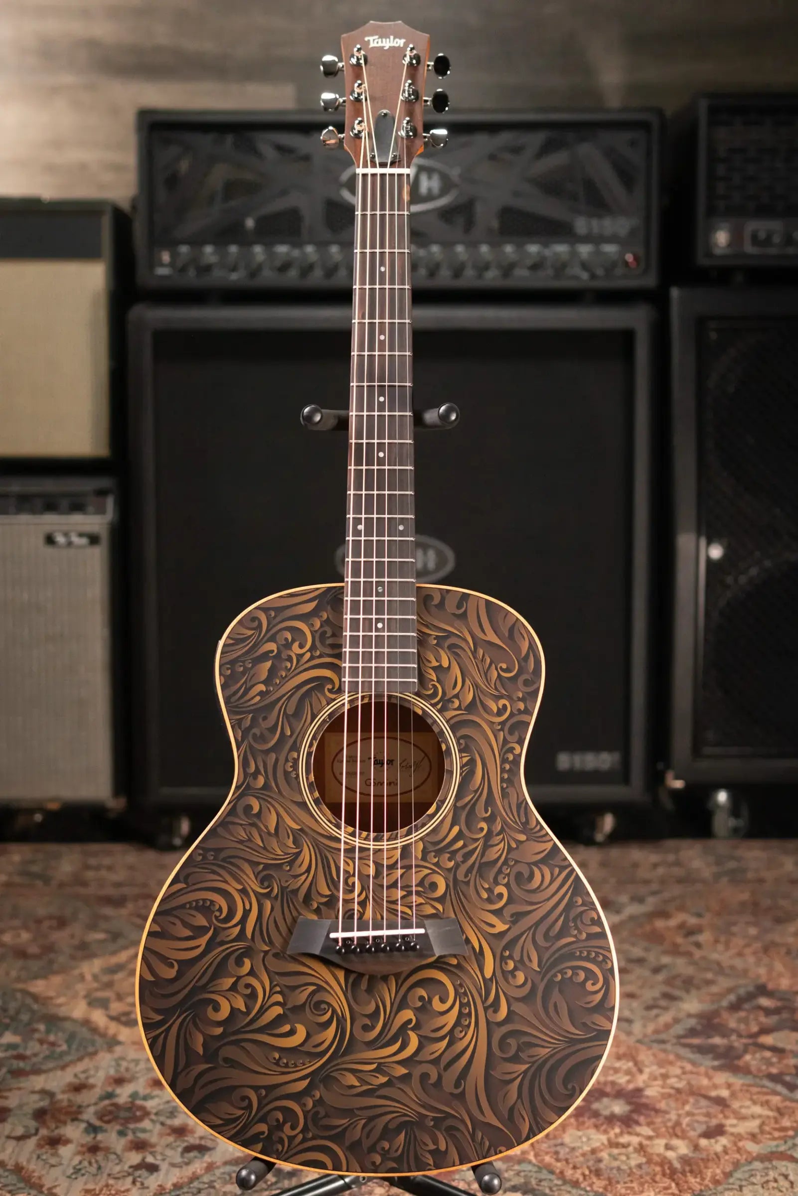 Taylor GS Mini-e Special Edition Acoustic/Electric Guitar - Paisley Burst with GS Mini Bag
