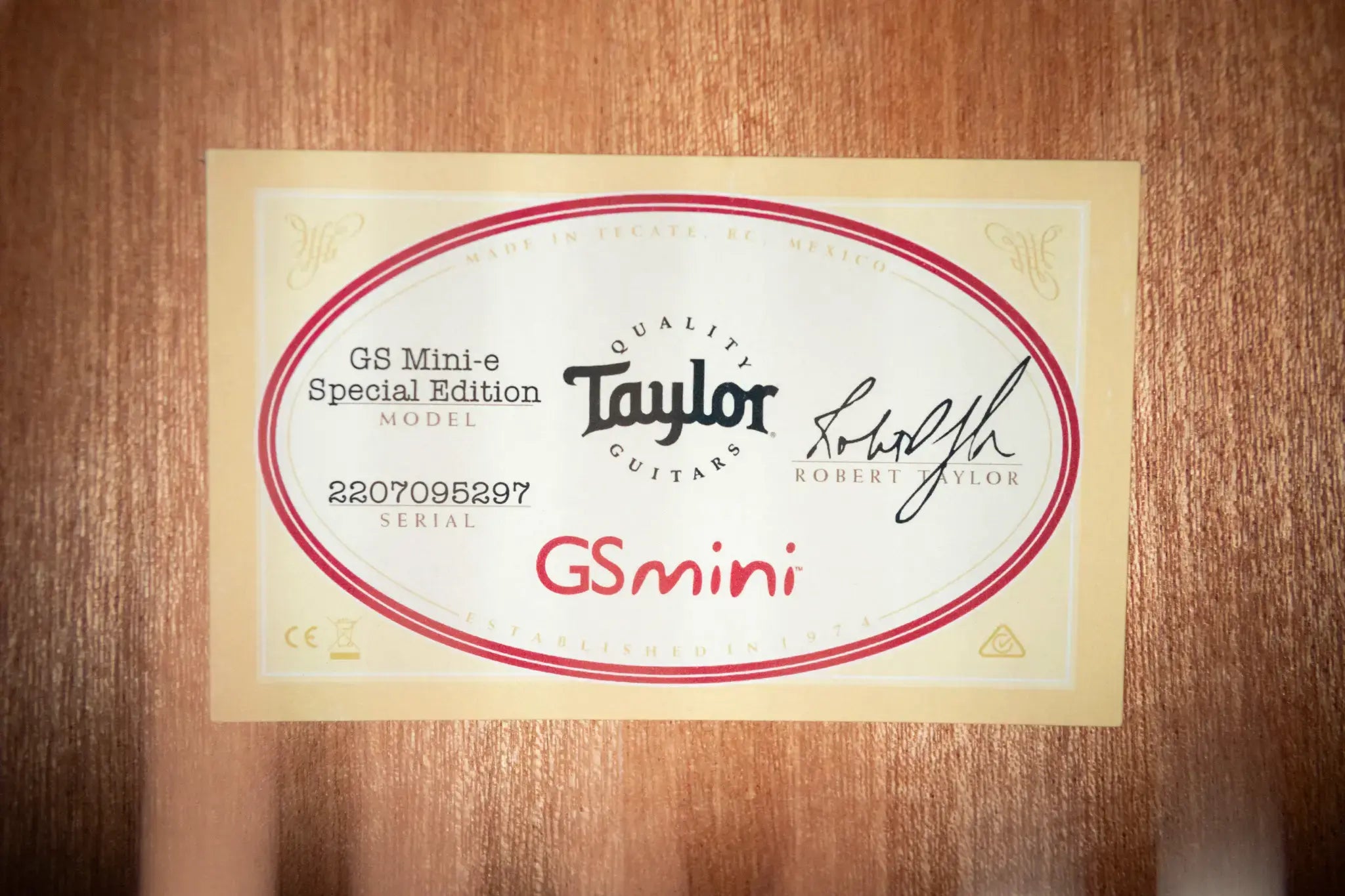 Taylor GS Mini-e Special Edition Acoustic/Electric Guitar - Sakuraburst with GS Mini Hard Bag - Factory Demo