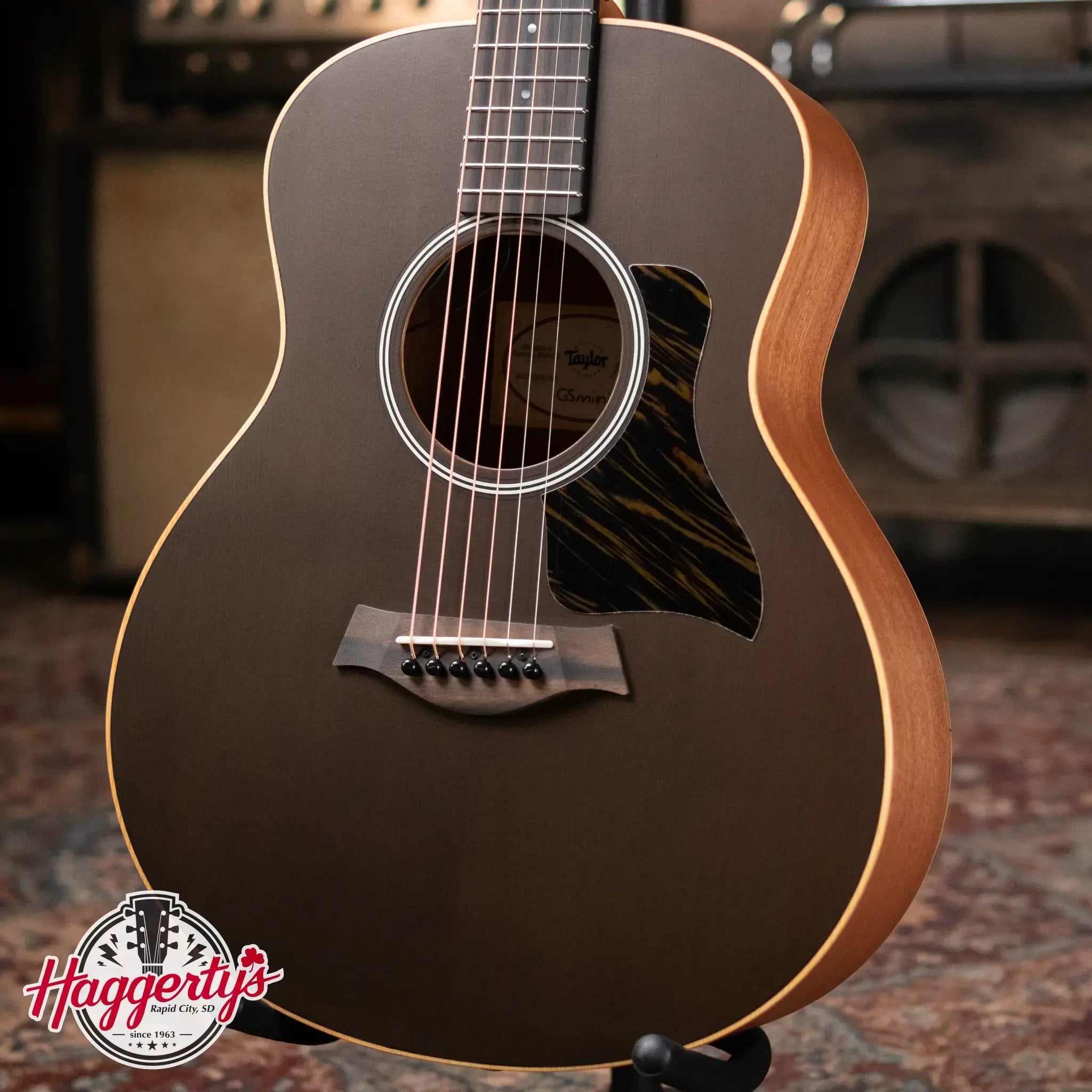 Taylor GS Mini-e Special Edition Acoustic/Electric Guitar - Transparent Black with GS Mini Bag