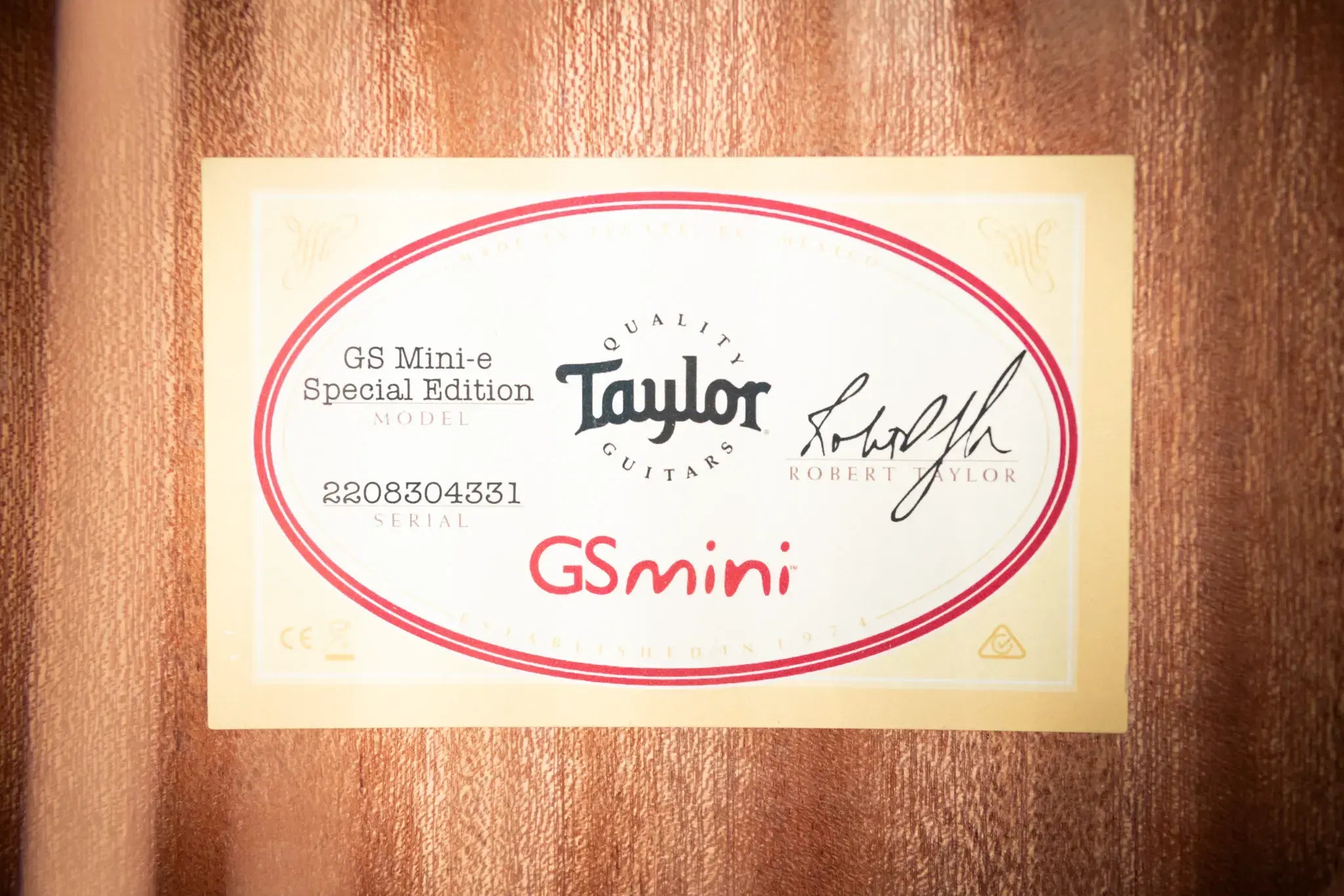 Taylor GS Mini-e Special Edition - Victorian Burst with Gig Bag