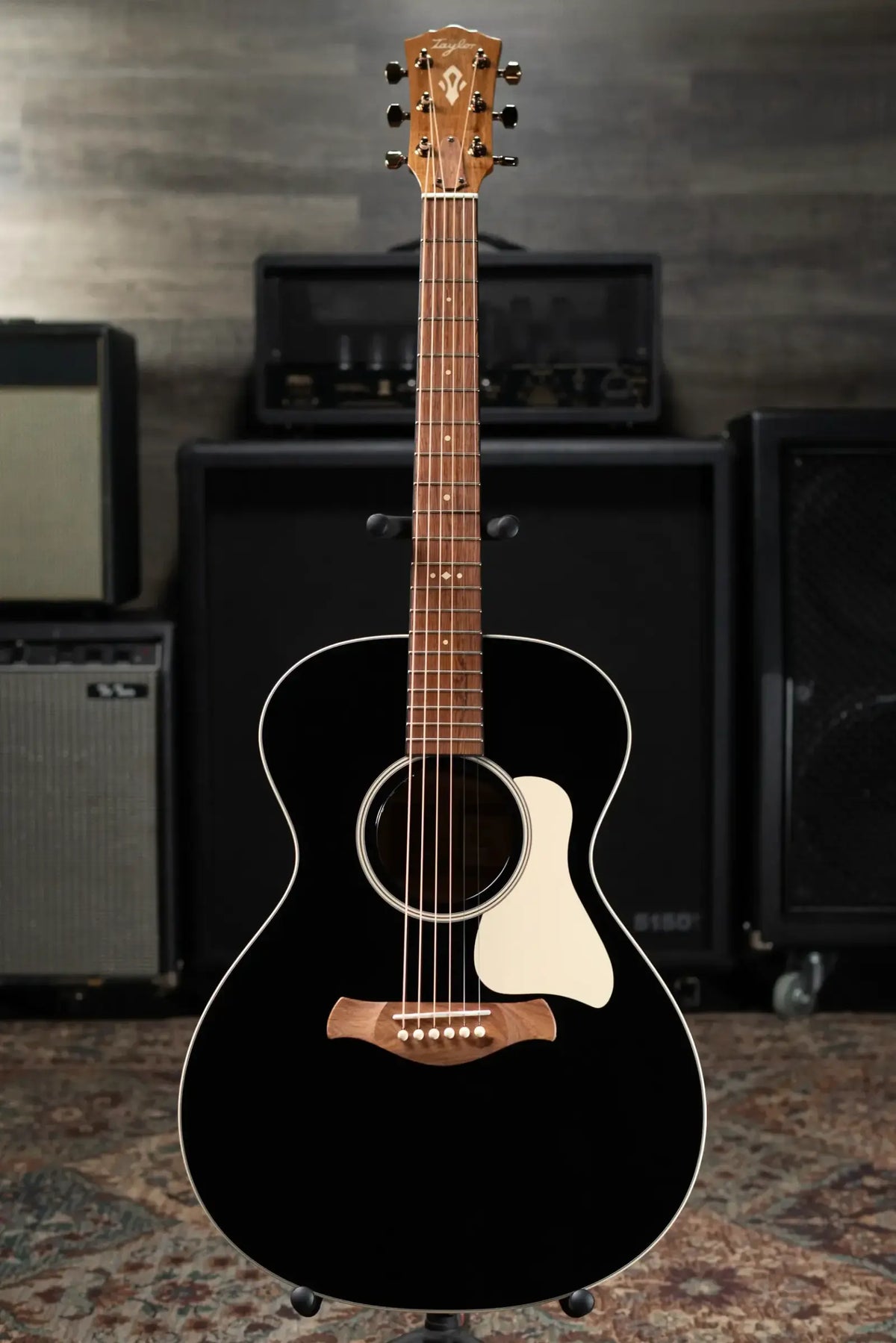 Taylor Gold Label 512e Ben Harper Signature Grand Concert Acoustic/Electric Guitar - Blacktop with Hardshell Case
