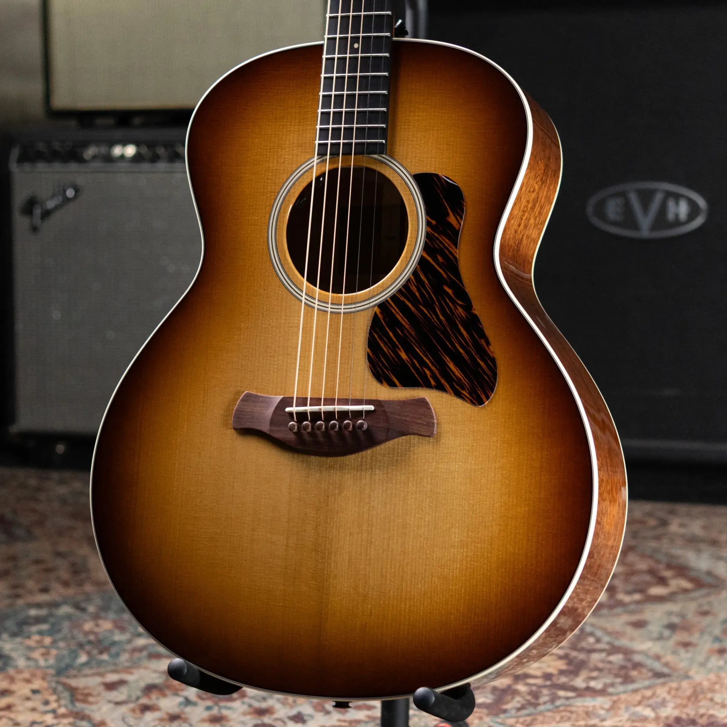 Taylor Gold Label 514e Super Auditorium Acoustic/Electric Guitar - Sunburst with Firestripe Pickguard and Hardshell Case