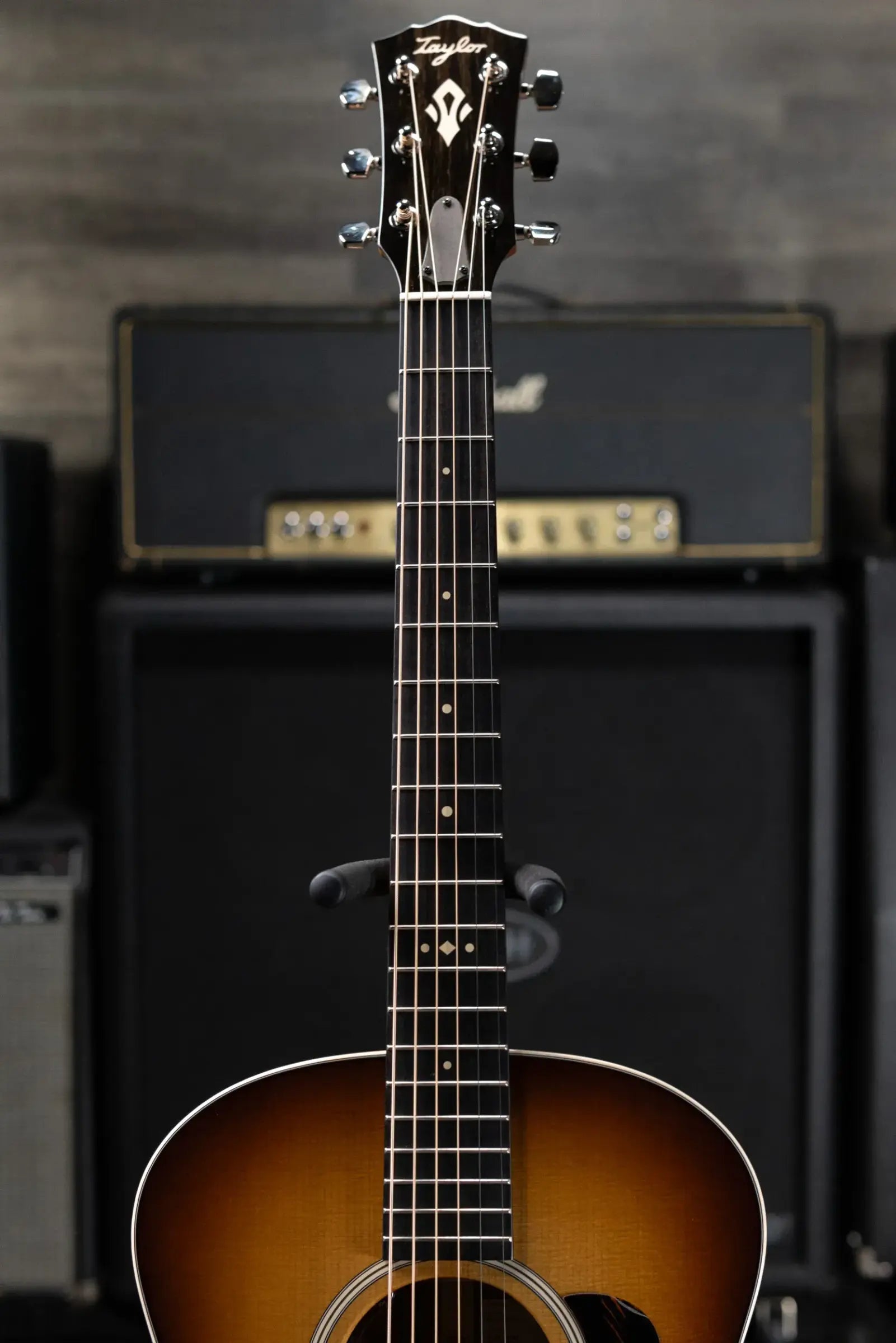 Taylor Gold Label 514e Super Auditorium Acoustic/Electric Guitar - Sunburst with Firestripe Pickguard and Hardshell Case