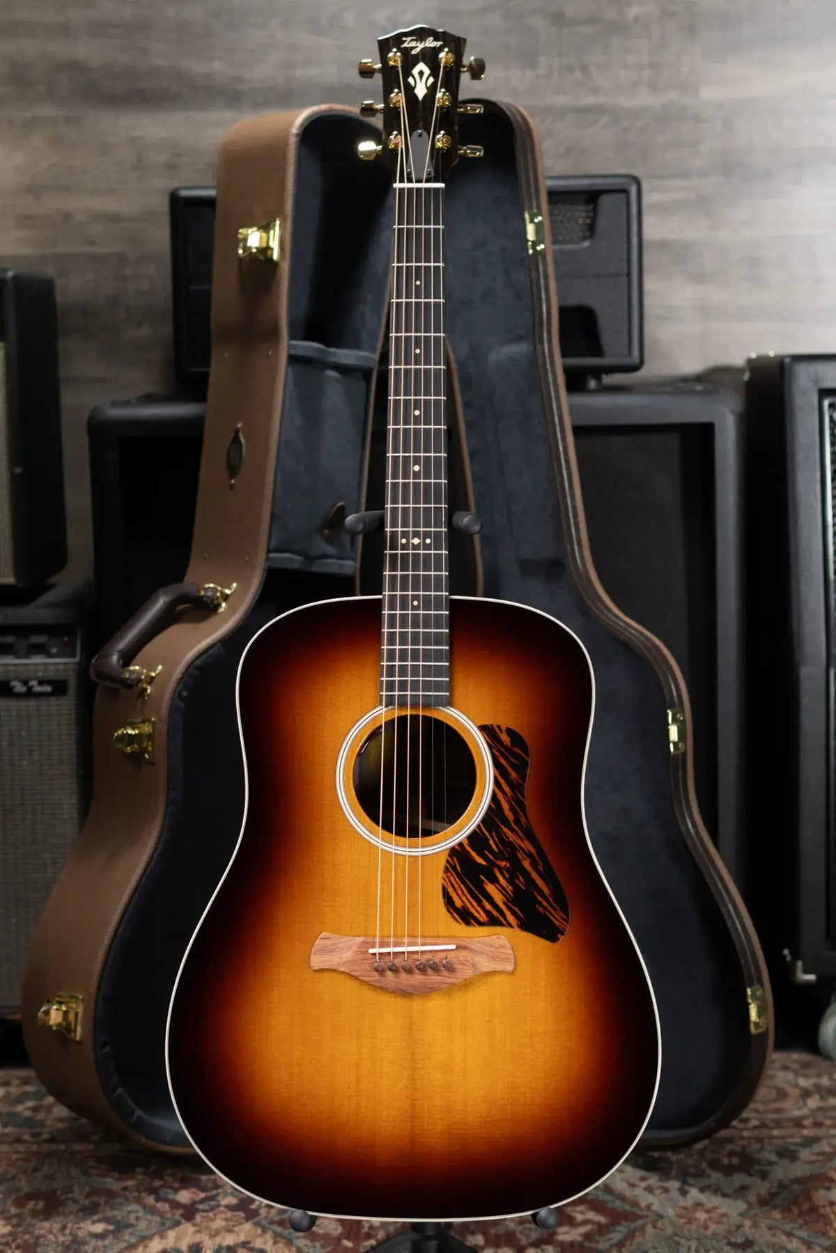 Taylor Gold Label 710e Special Edition Dreadnought Acoustic/Electric Guitar - Nashville Burst with Hardshell Case - Factory Demo