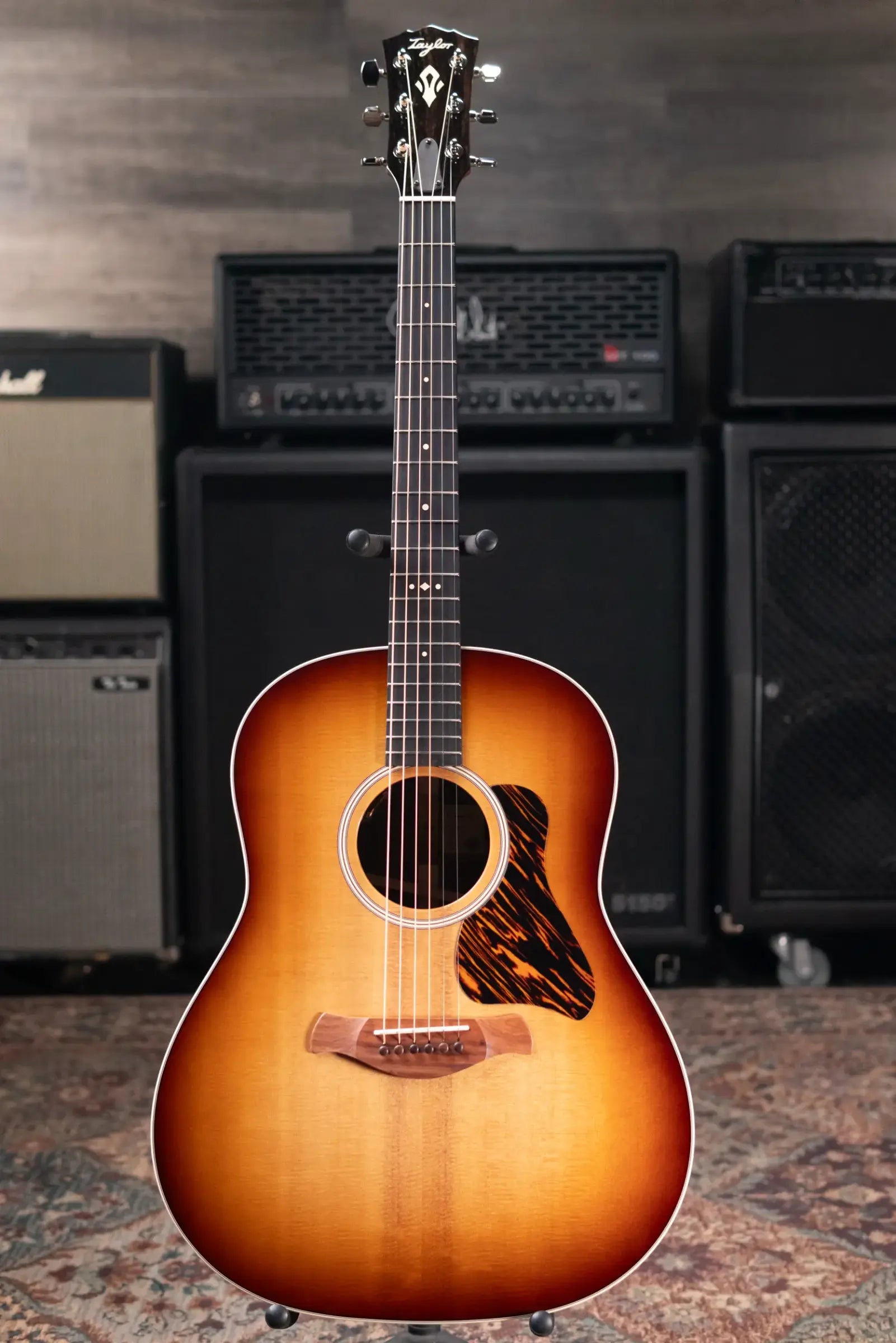 Taylor Gold Label 717e SB Grand Pacific Acoustic/Electric Guitar - Sunburst with Firestripe Pickguard and Hardshell Case