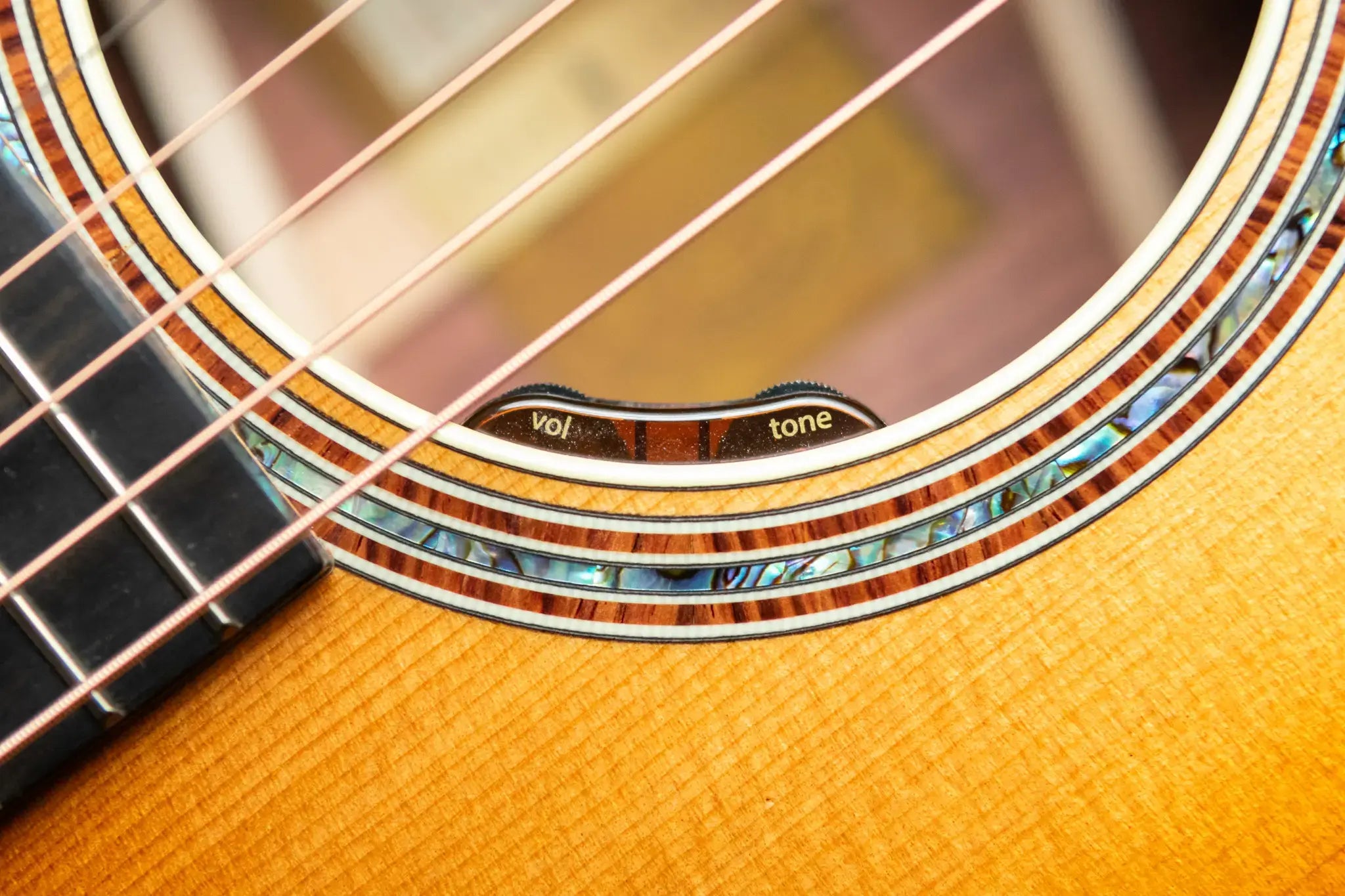 Taylor Gold Label 814e SB Super Auditorium Acoustic/Electric Guitar - Burst Top with Hardshell Case - Factory Demo