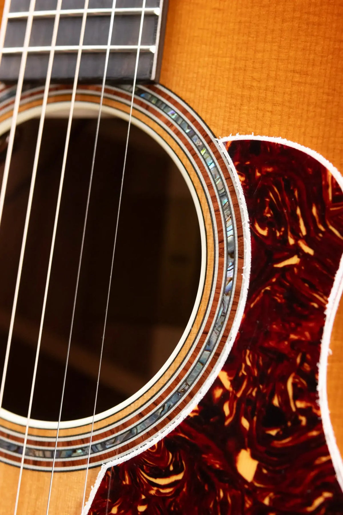 Taylor Gold Label 814e SB Super Auditorium Acoustic/Electric Guitar - Sunburst with Hardshell Case - Demo