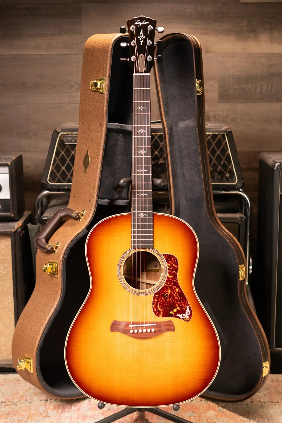 Taylor Gold Label 817e SB Grand Pacific Acoustic/Electric Guitar - Sunburst with Hardshell Case - Demo