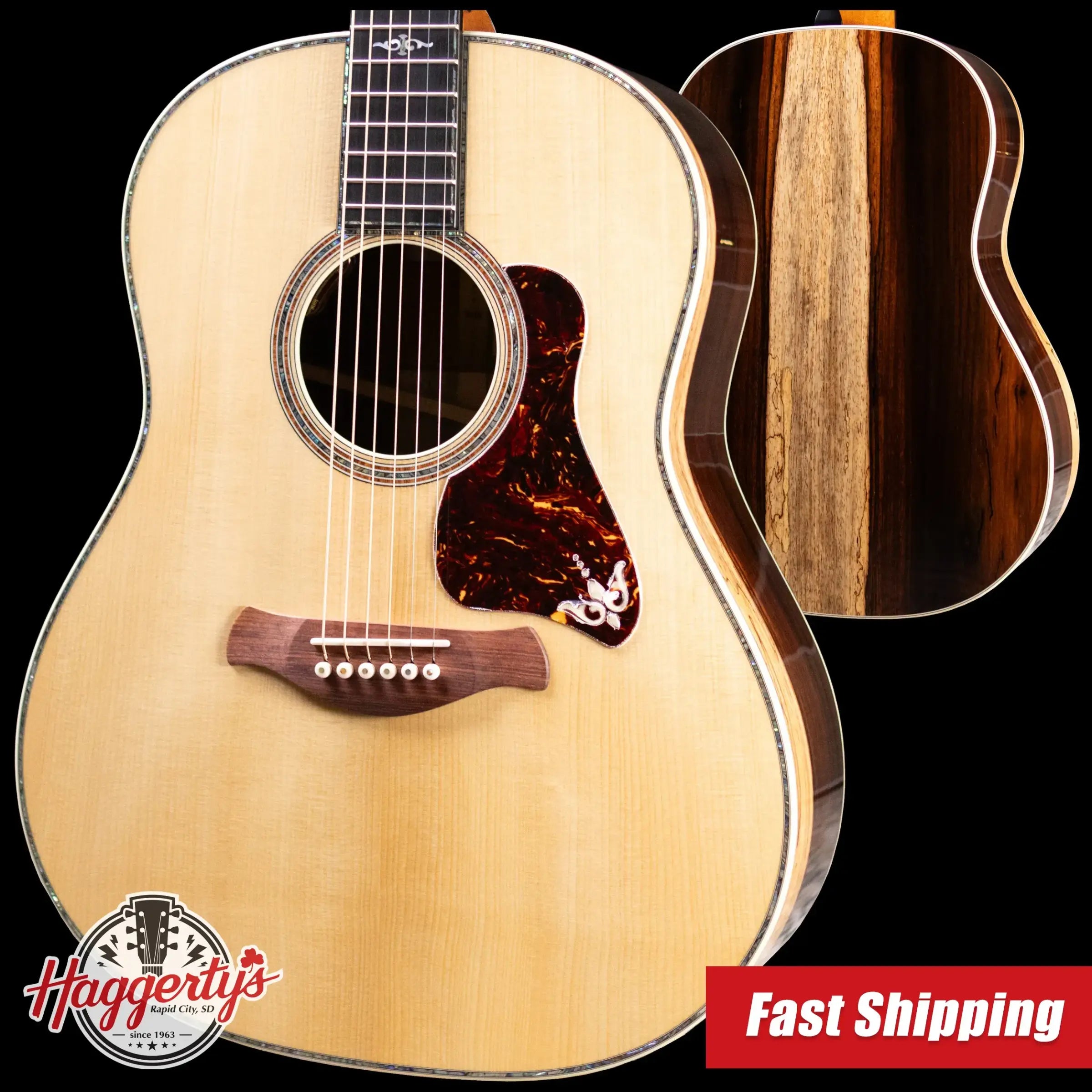 Taylor Gold Label 917e LTD Grand Pacific Acoustic/Electric Guitar - Brazilian Rosewood with Hardshell Case