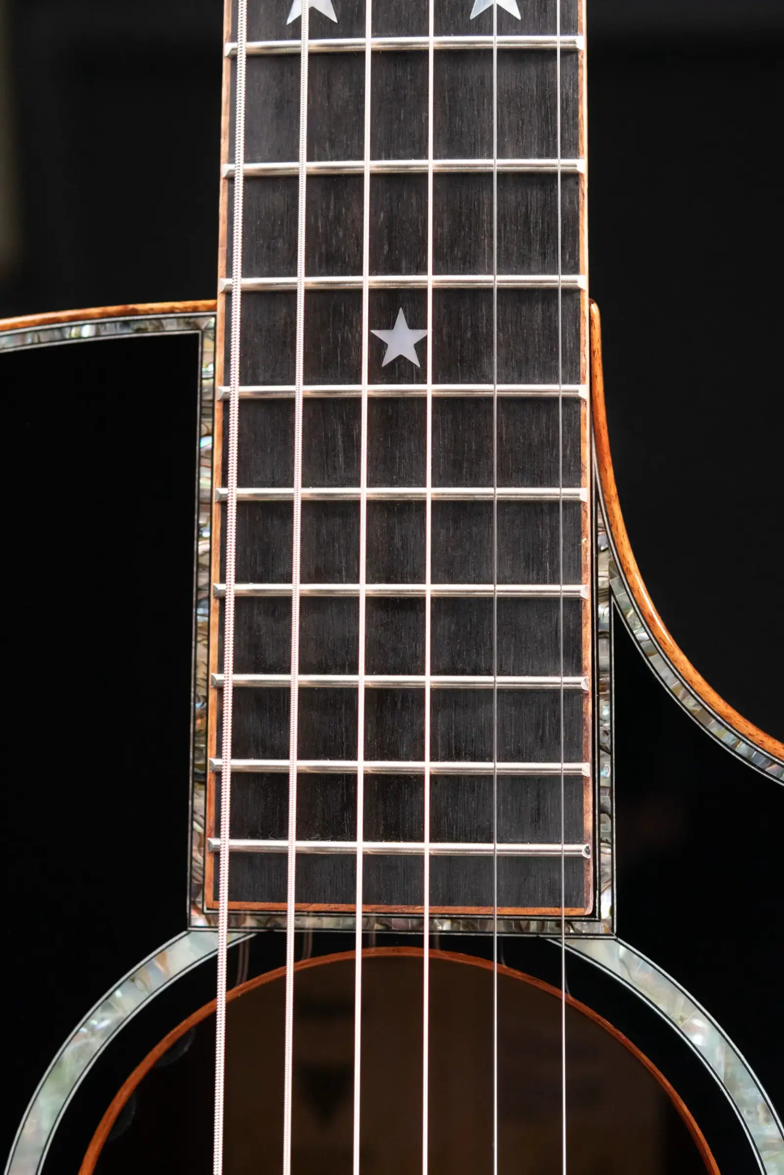 Taylor Guitars 4 Vets 814ce Special Edition Grand Auditorium Acoustic/Electric Guitar - Blacktop with Hardshell Case