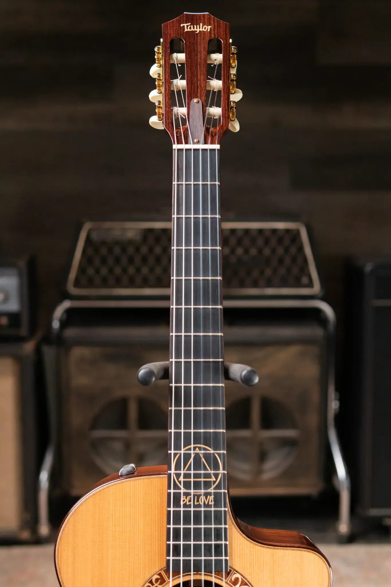 Taylor JMSM Jason Mraz Signature Nylon Grand Concert Acoustic/Electric Guitar with Hardshell Case