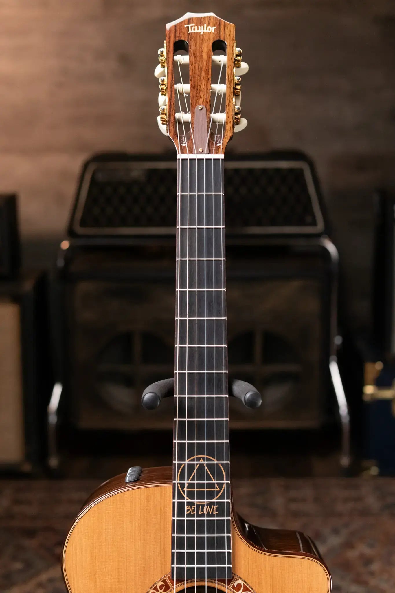 Taylor Jason Mraz Signature Grand Concert Nylon Acoustic/Electric with Deluxe Hardshell Case - Floor Model Demo