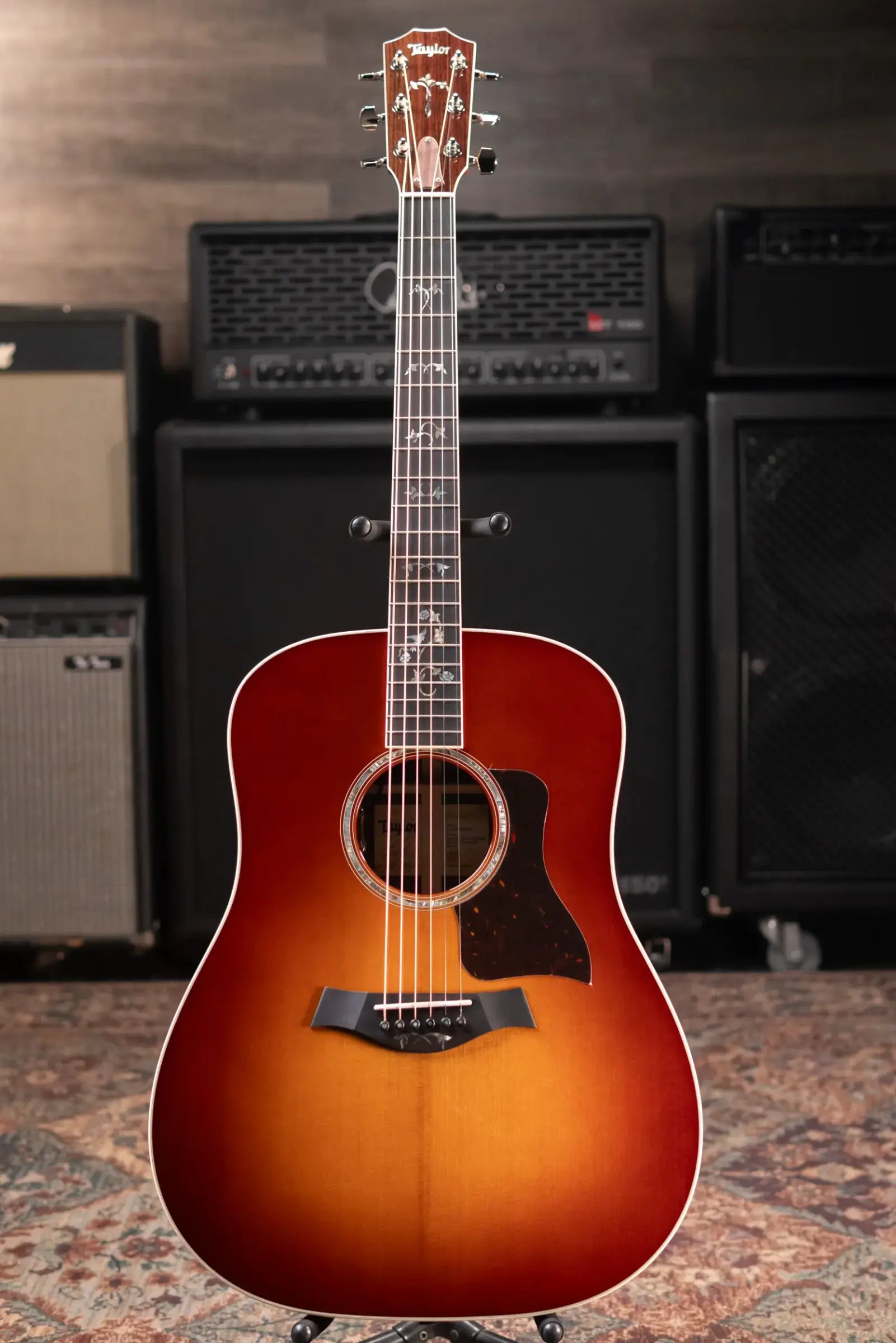 Taylor Legacy 810e Special Edition Dreadnought Acoustic/Electric Guitar - Heritage Burst with Hardshell Case