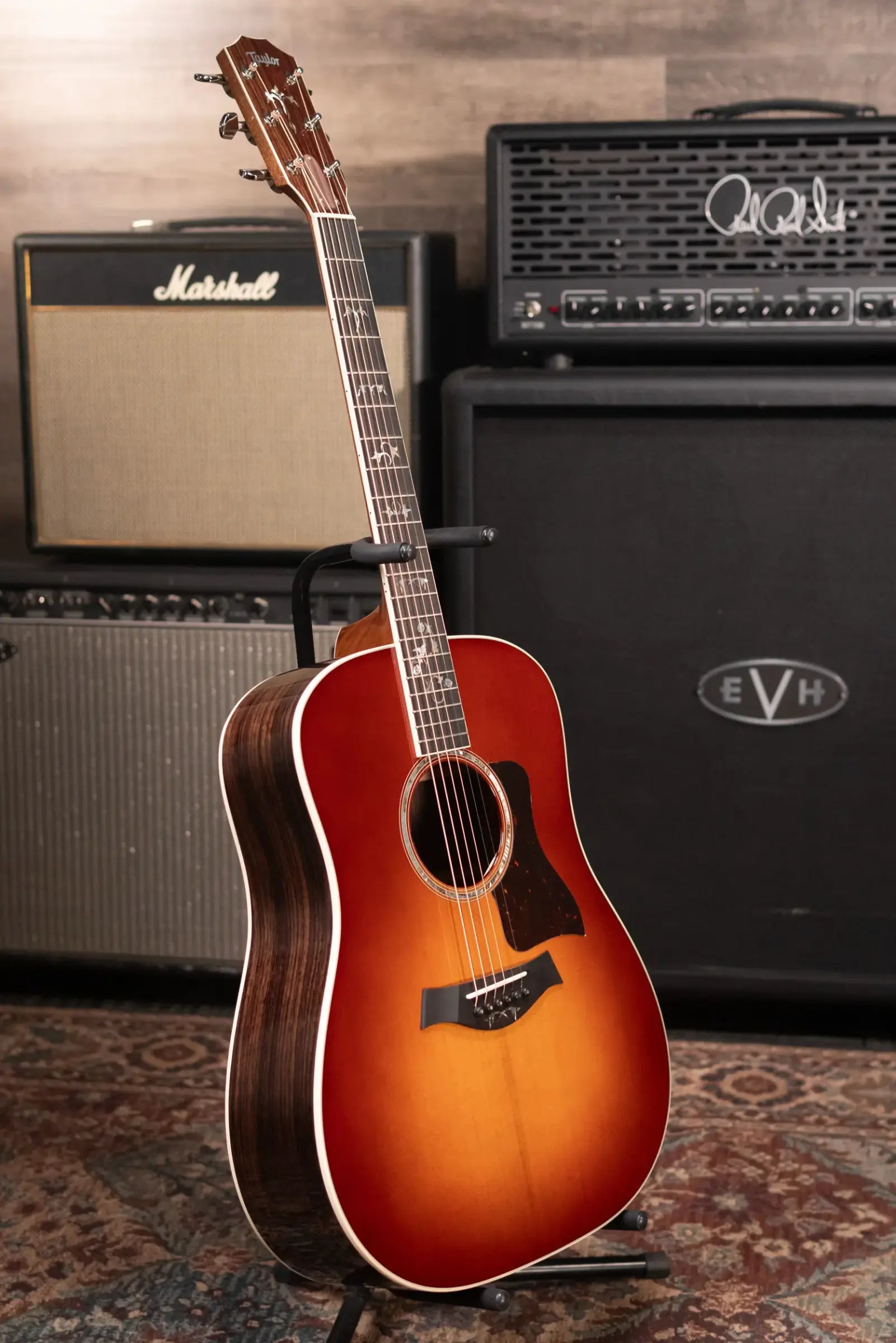 Taylor Legacy 810e Special Edition Dreadnought Acoustic/Electric Guitar - Heritage Burst with Hardshell Case