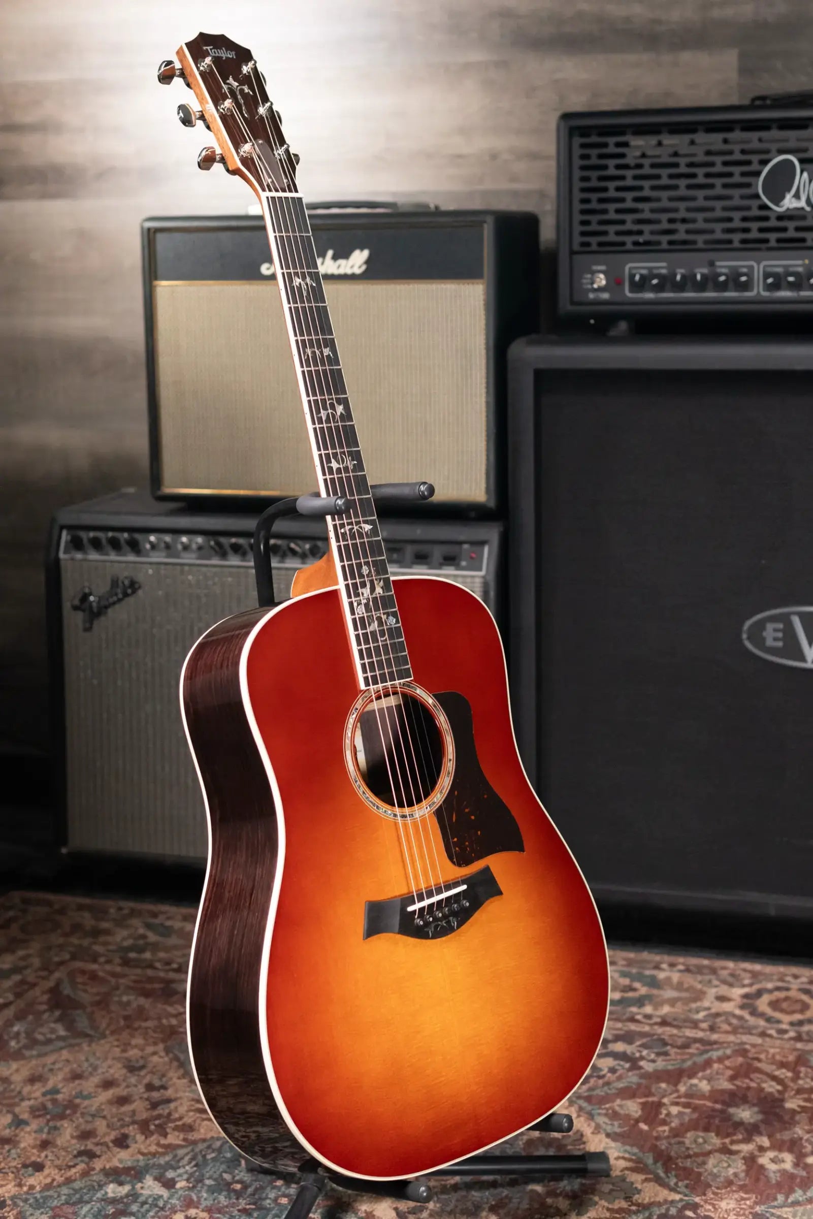 Taylor Legacy 810e Special Edition Dreadnought Acoustic/Electric Guitar - Heritage Burst with Hardshell Case