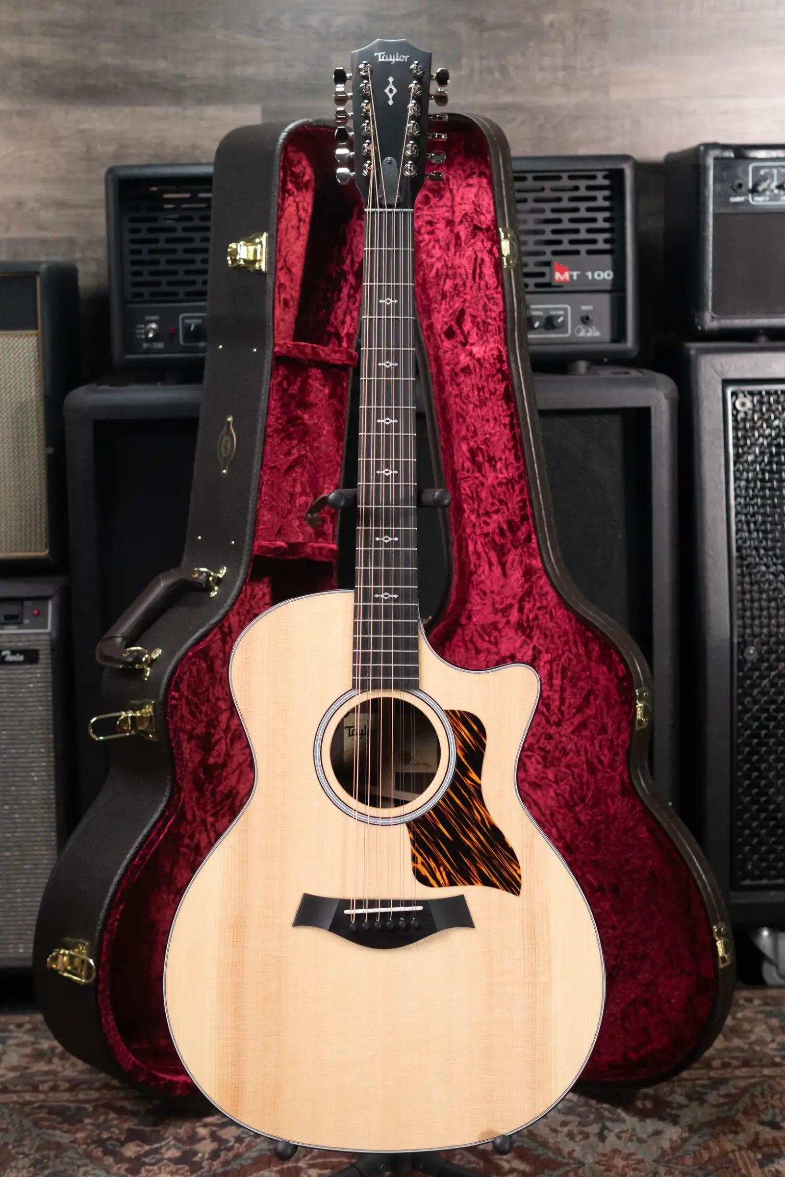 Taylor Next Generation 454ce 12-String Grand Auditorium Acoustic/Electric Guitar with Hardshell Case
